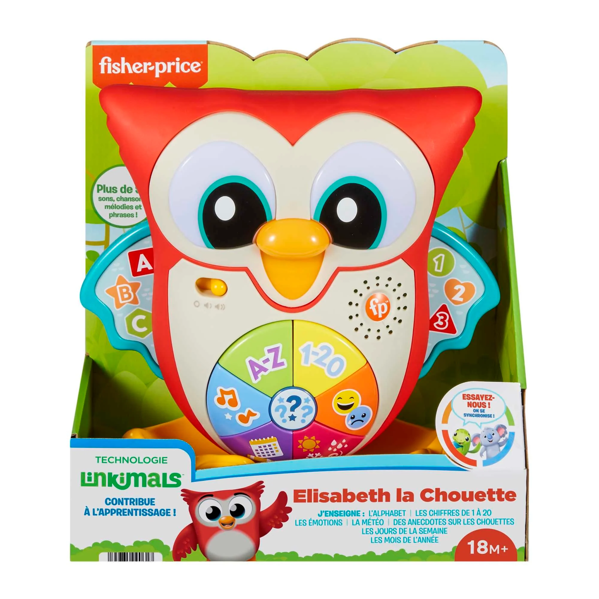Fisher-Price - Linkimals - Élisabeth La Chouette Vf - Jouet D'Éveil - 18 Mois Et + - Image 6