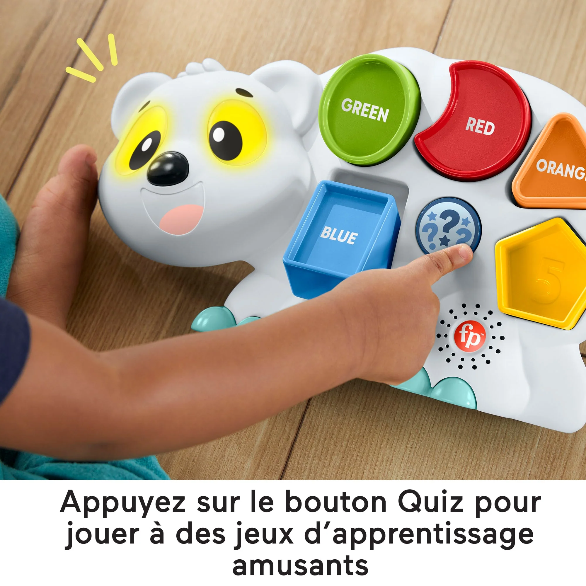 Fisher-Price - Linkimals - Omer L’Ours Polaire Vf - Jouet D'Éveil - 18 Mois Et + - Image 3