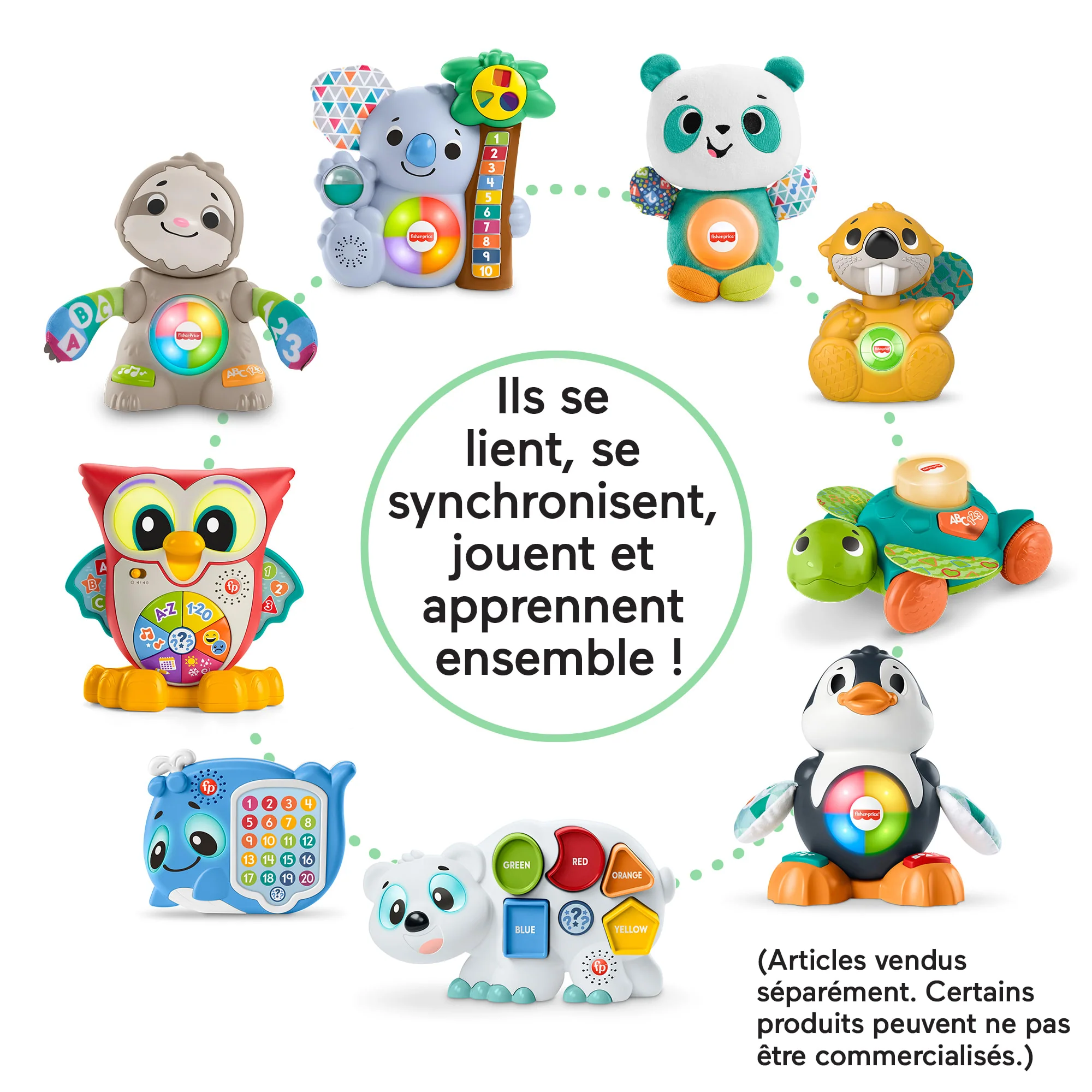 Fisher-Price - Linkimals - Omer L’Ours Polaire Vf - Jouet D'Éveil - 18 Mois Et + - Image 5
