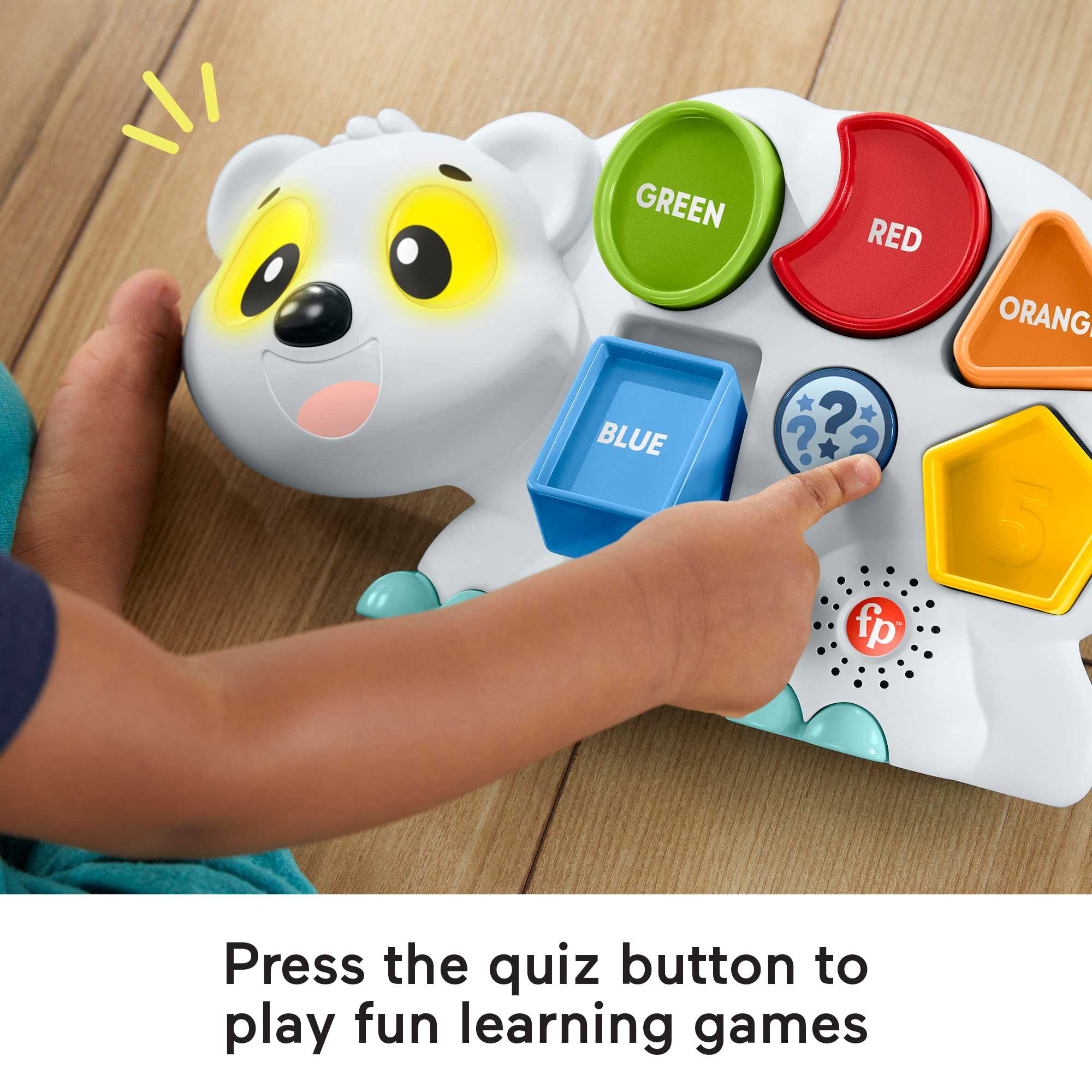 Fisher-Price Linkimals Puzzlin' Shapes Polar Bear - Image 3