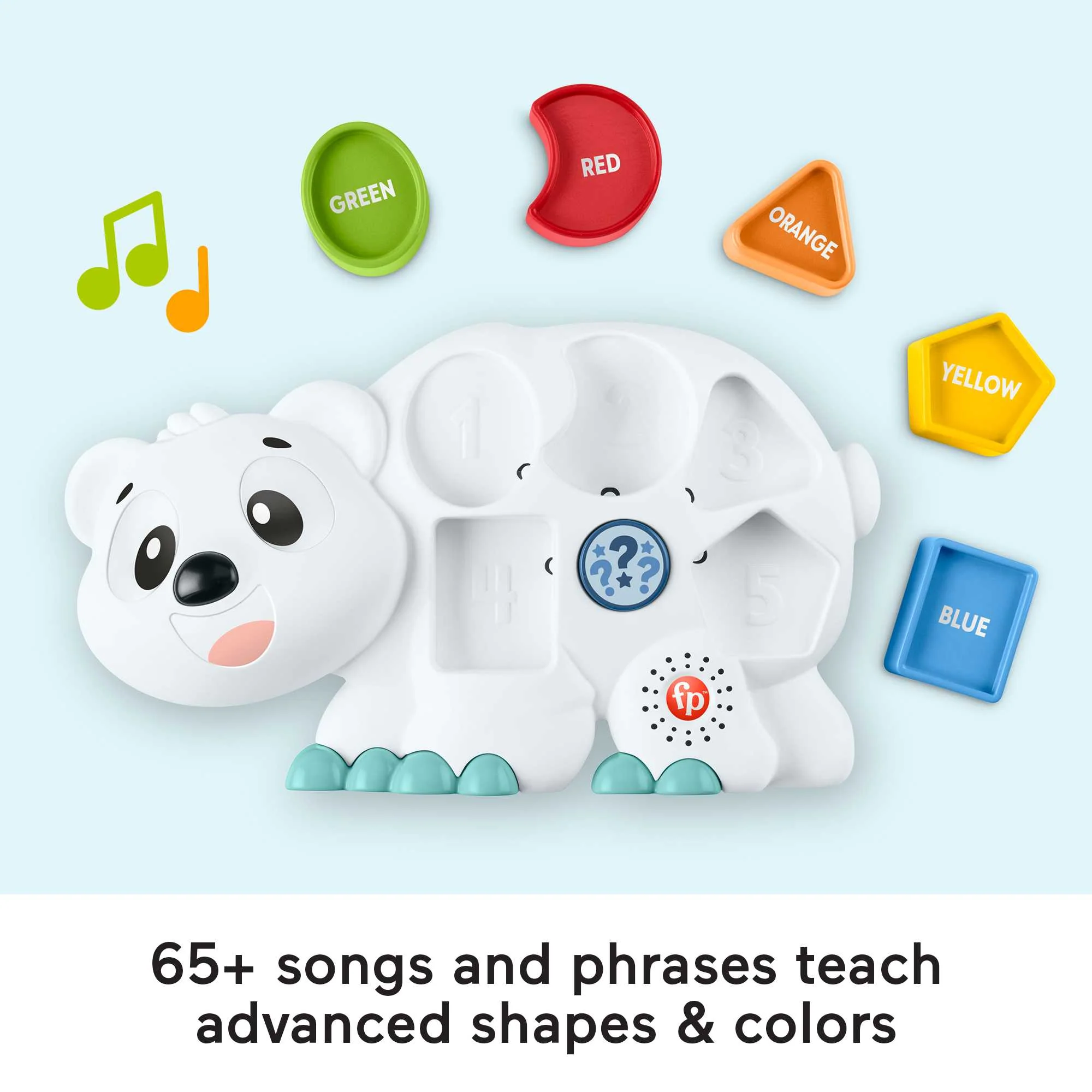 Fisher-Price Linkimals Puzzlin' Shapes Polar Bear - Image 4