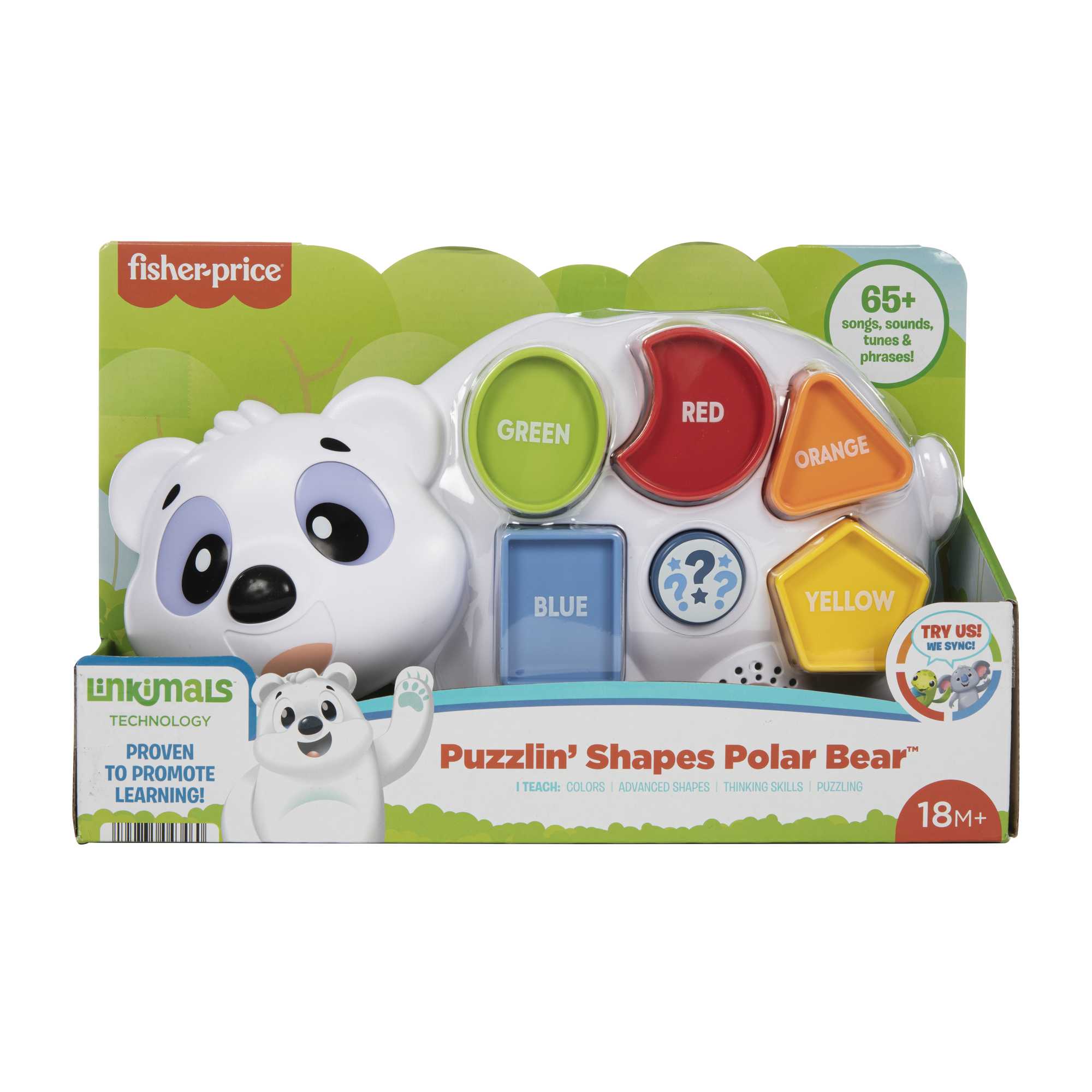 Fisher-Price Linkimals Puzzlin' Shapes Polar Bear - Image 5