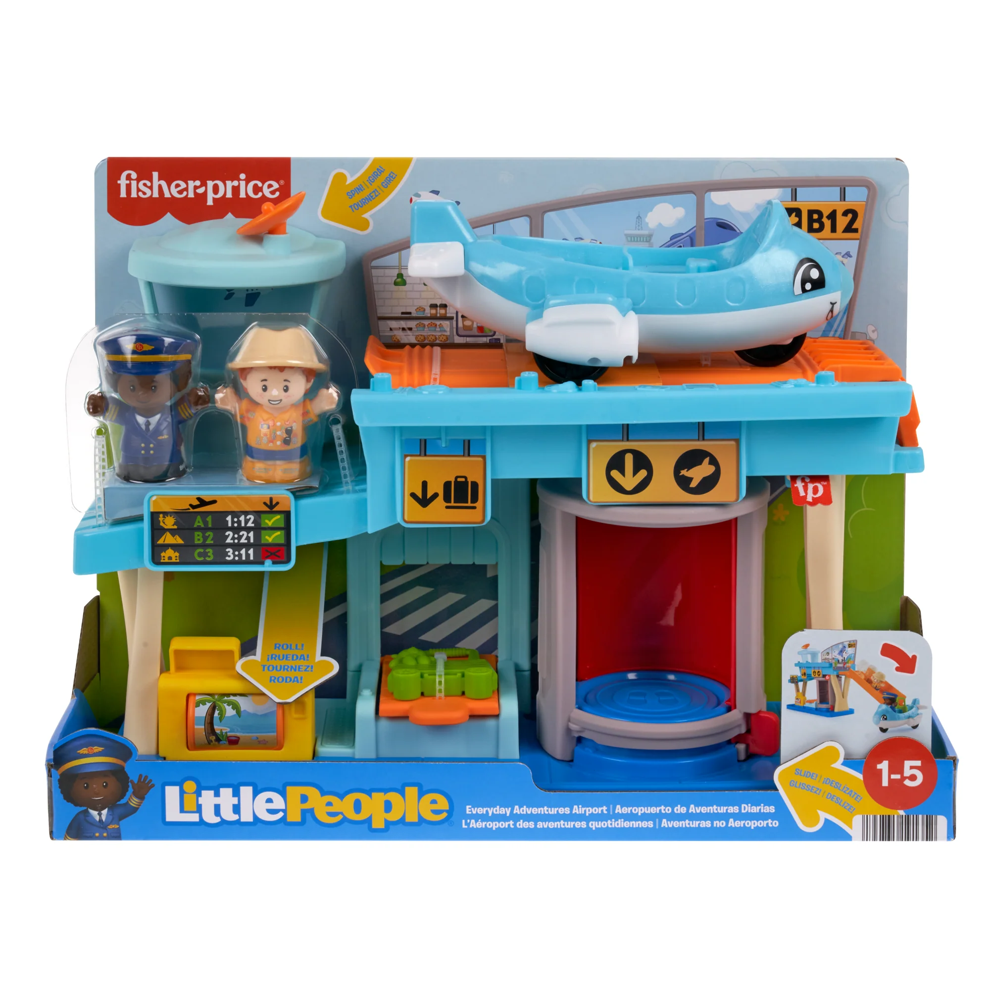 Fisher-Price - L’Aéroport Little People - Jeu De Rôle - 12 Mois Et + - Image 6