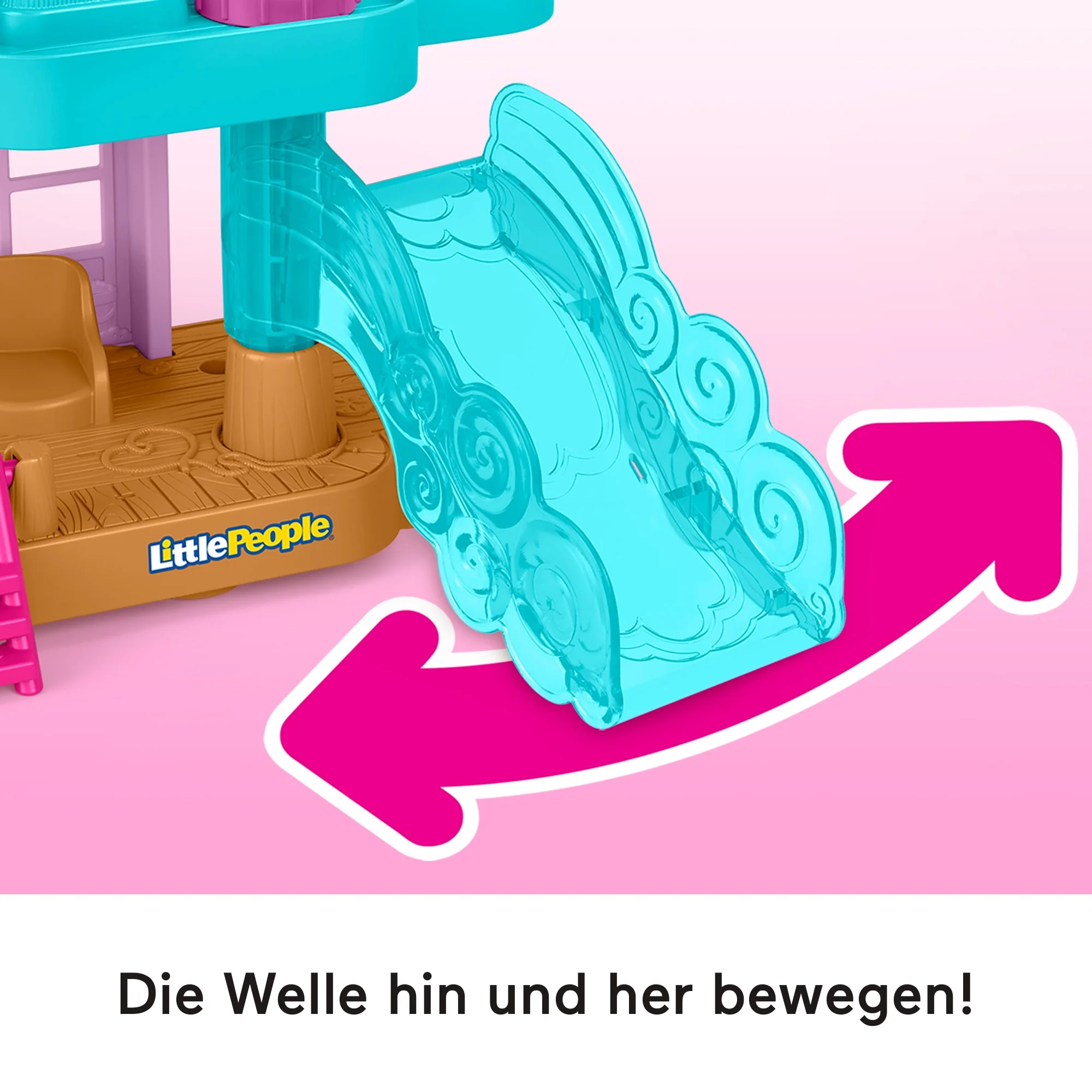 Fisher-Price Little People Barbie Strandhaus Kleinkinder-Spielset Mit Figuren Und Zubehör - Image 3