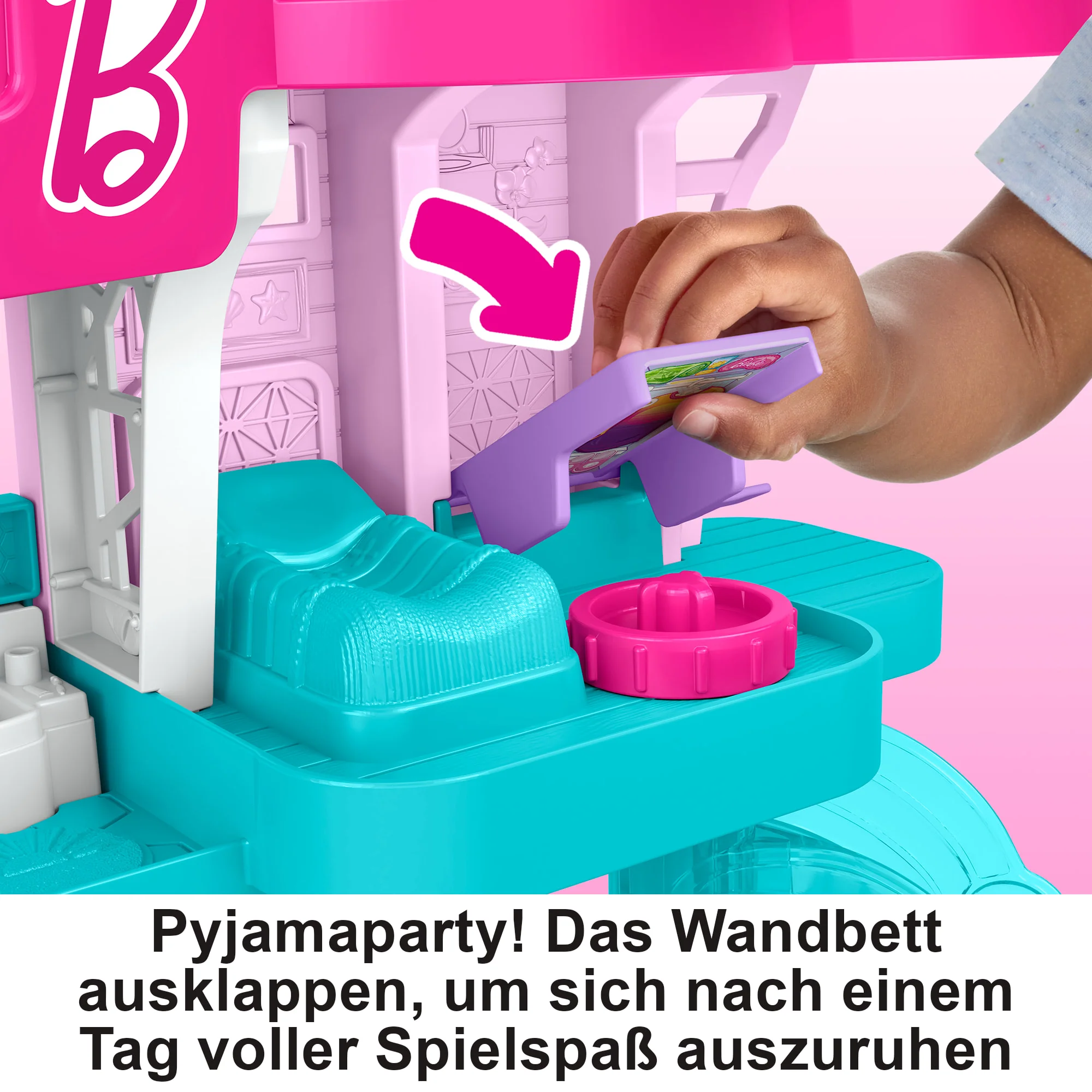 Fisher-Price Little People Barbie Strandhaus Kleinkinder-Spielset Mit Figuren Und Zubehör - Image 4