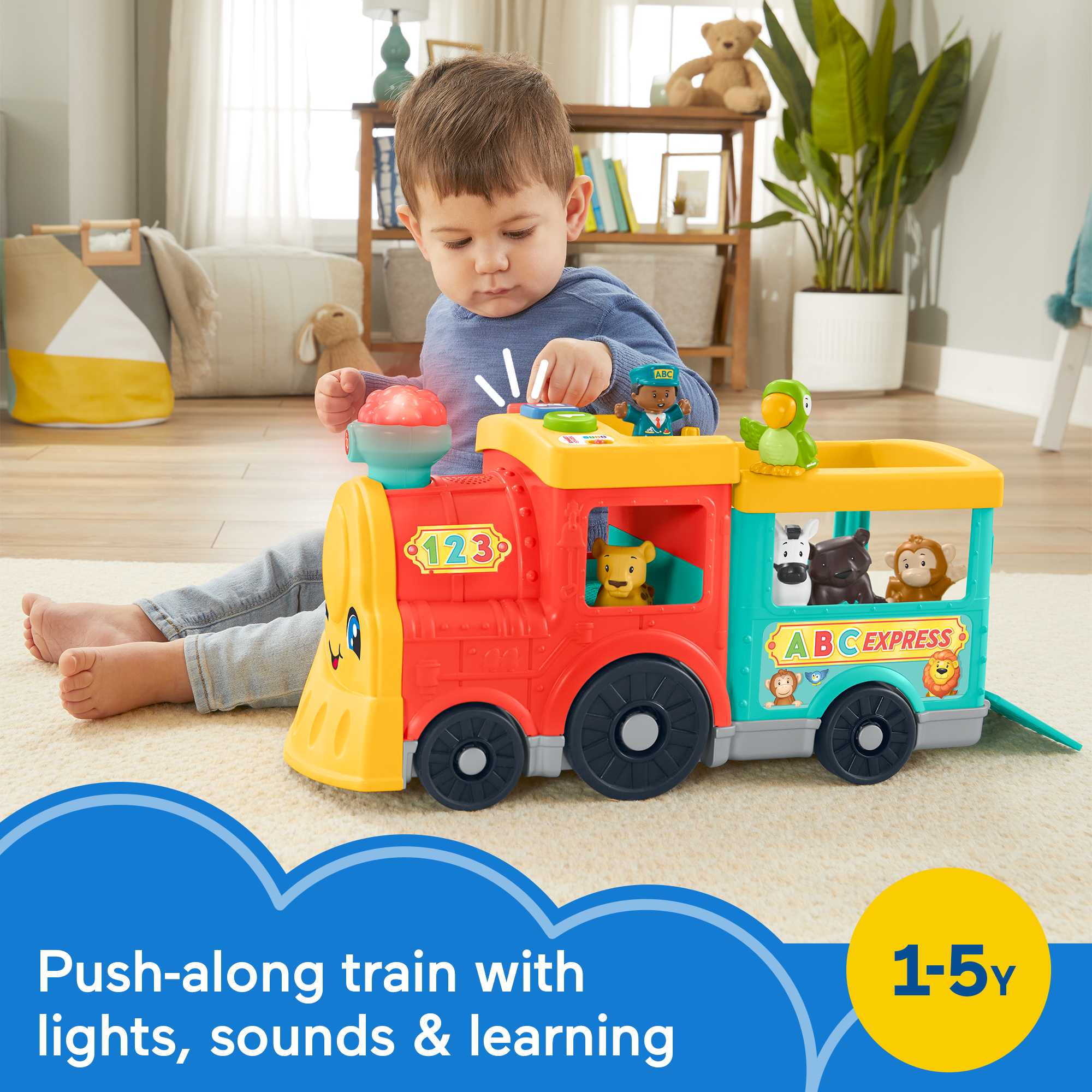 Fisher-Price Little People Big Abc Animal Train - Image 2
