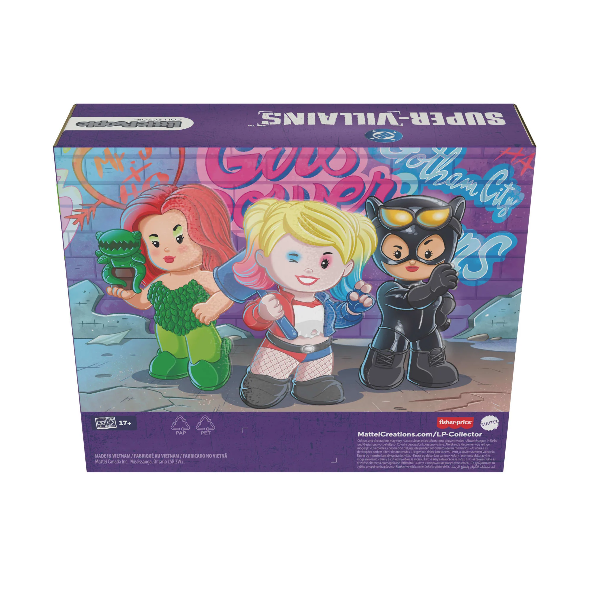 Little People Collector DC Super-Villains Special Edition Set For Comic Book Fans, 3 Figures - Image 6