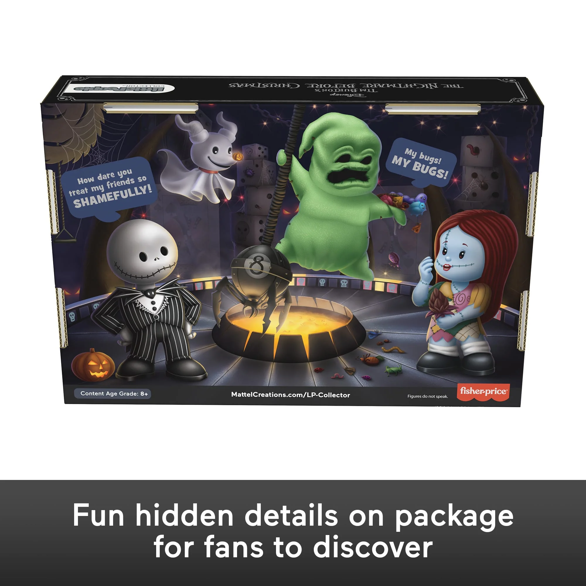 Little People Collector Disney Tim Burton's The Nightmare Before Christmas Set, 4 Figures - Image 4