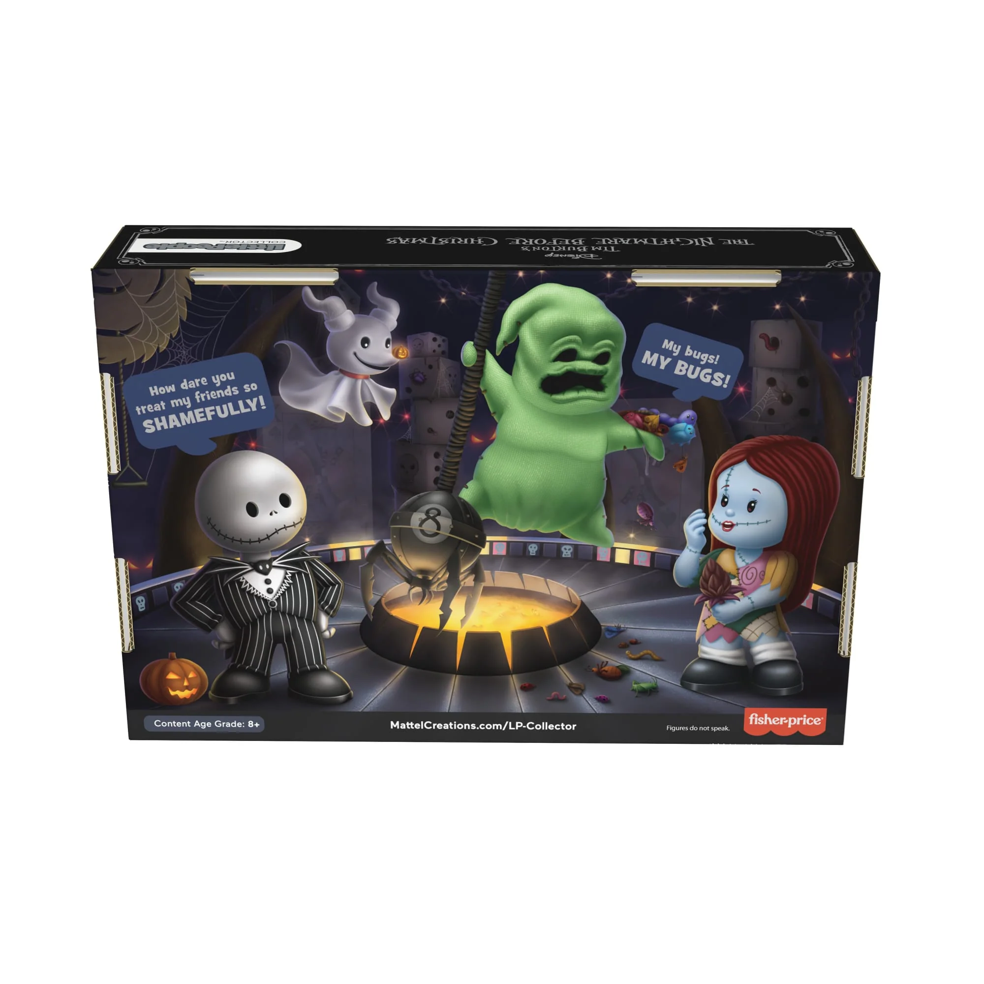 Little People Collector Disney Tim Burton's The Nightmare Before Christmas Set, 4 Figures - Image 6