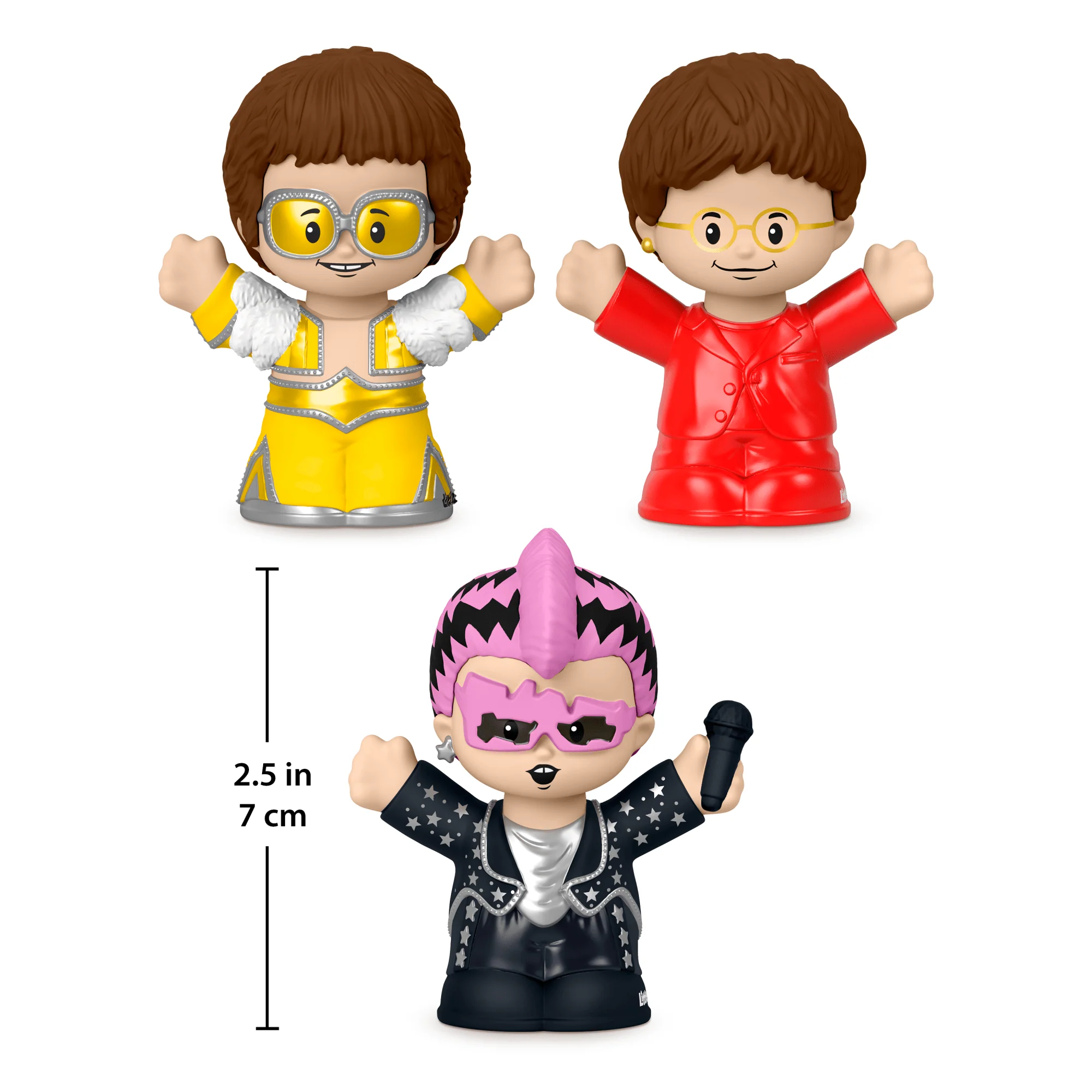 Little People Collector Elton John Special Edition Set For Adults & Fans, 3 Figures - Image 5