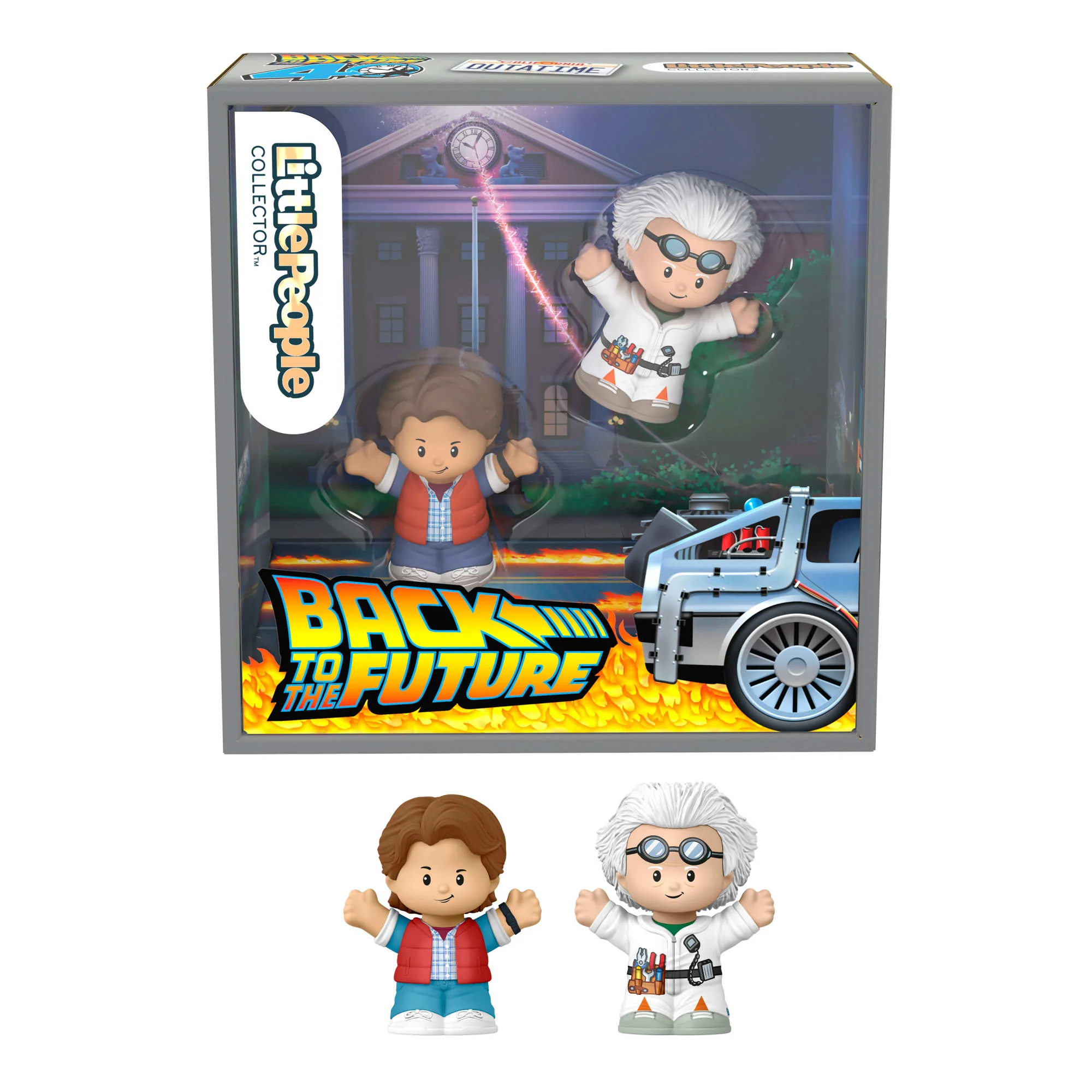 Film Hayranları Için Little People Collector Geleceğe Dönüş Özel Seri Seti Ve 2 Figür