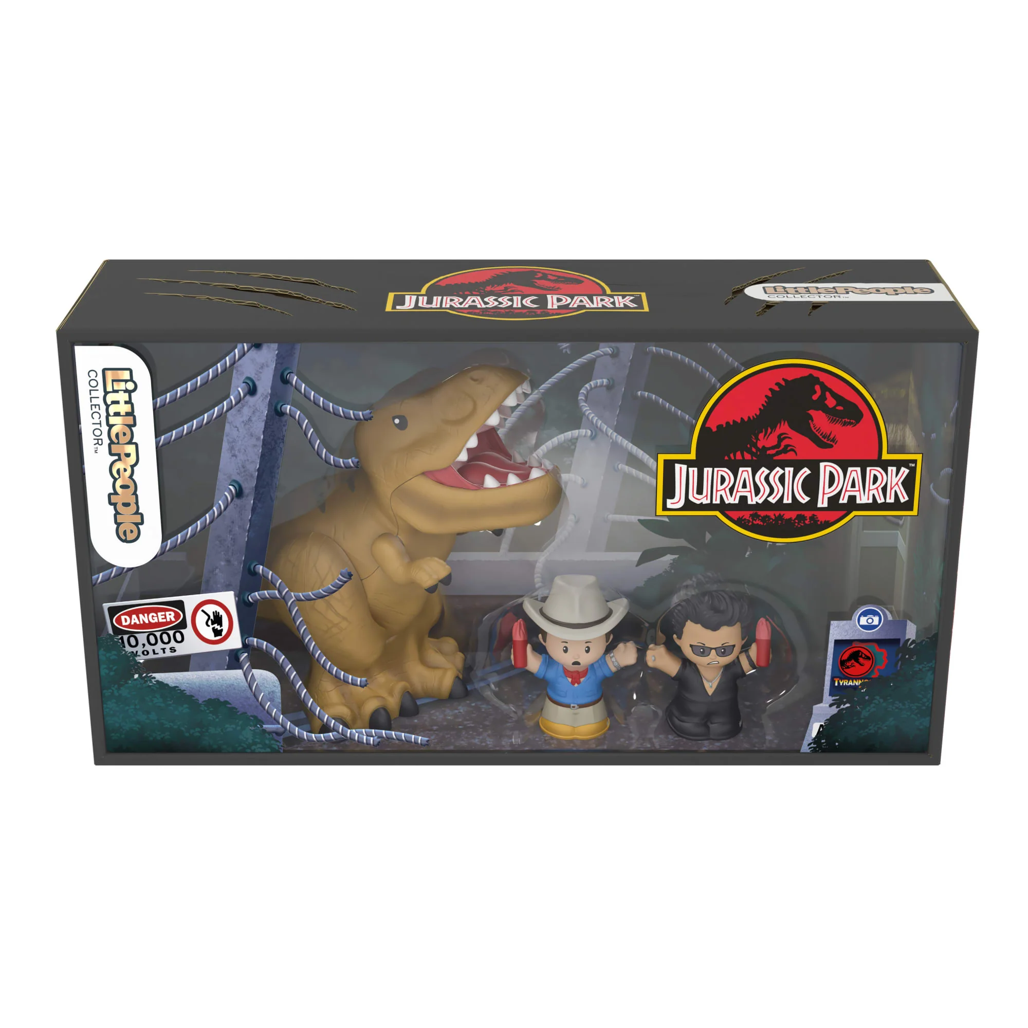 Fisher-Price Little People Collector Jurassic Park Film-Sondereditionsset Mit Dinosaurier Für Erwachsene Und Fans - Image 3