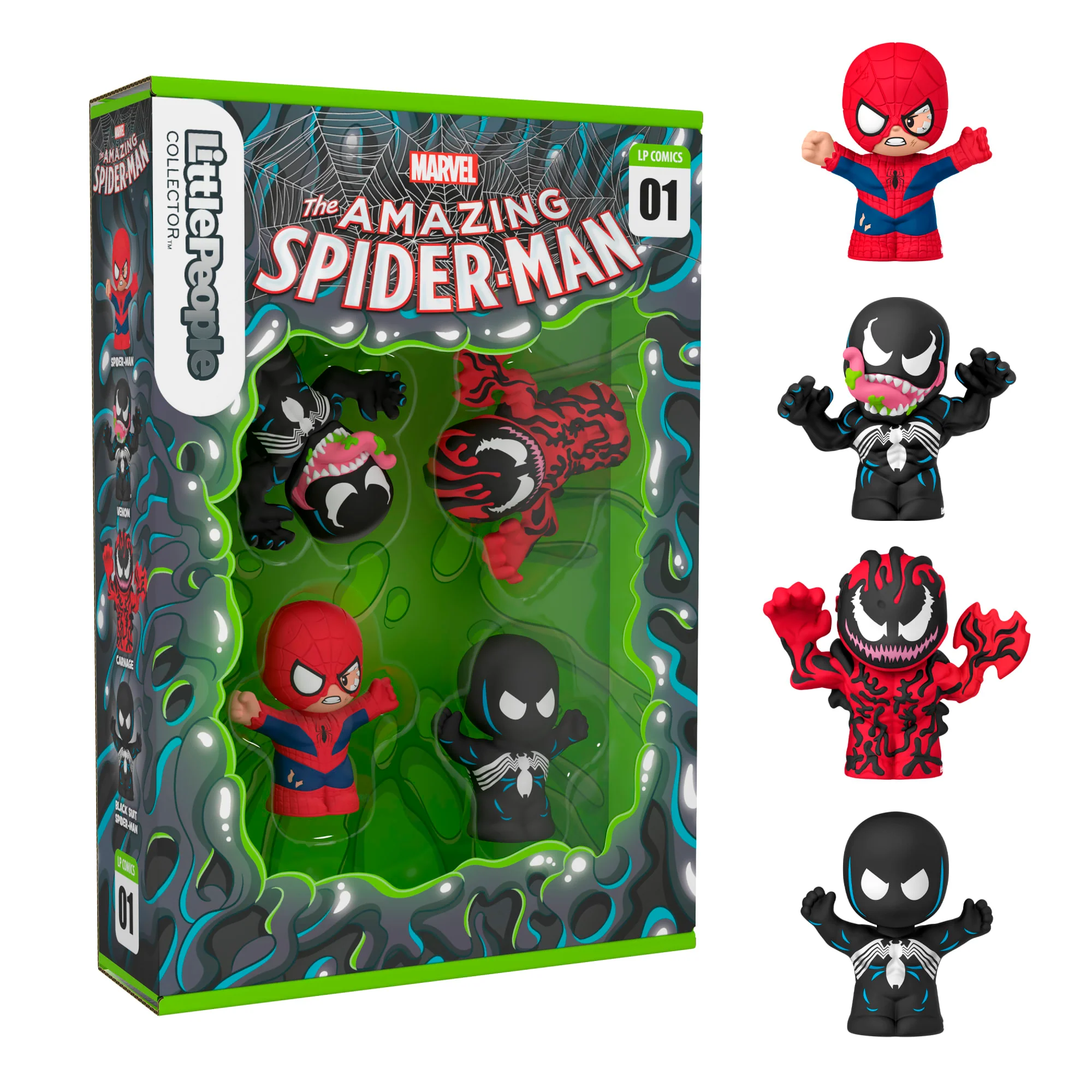 Little People Collector Marvel Spider-Man: Issue 1 Special Edition Set For Comic Book Fans