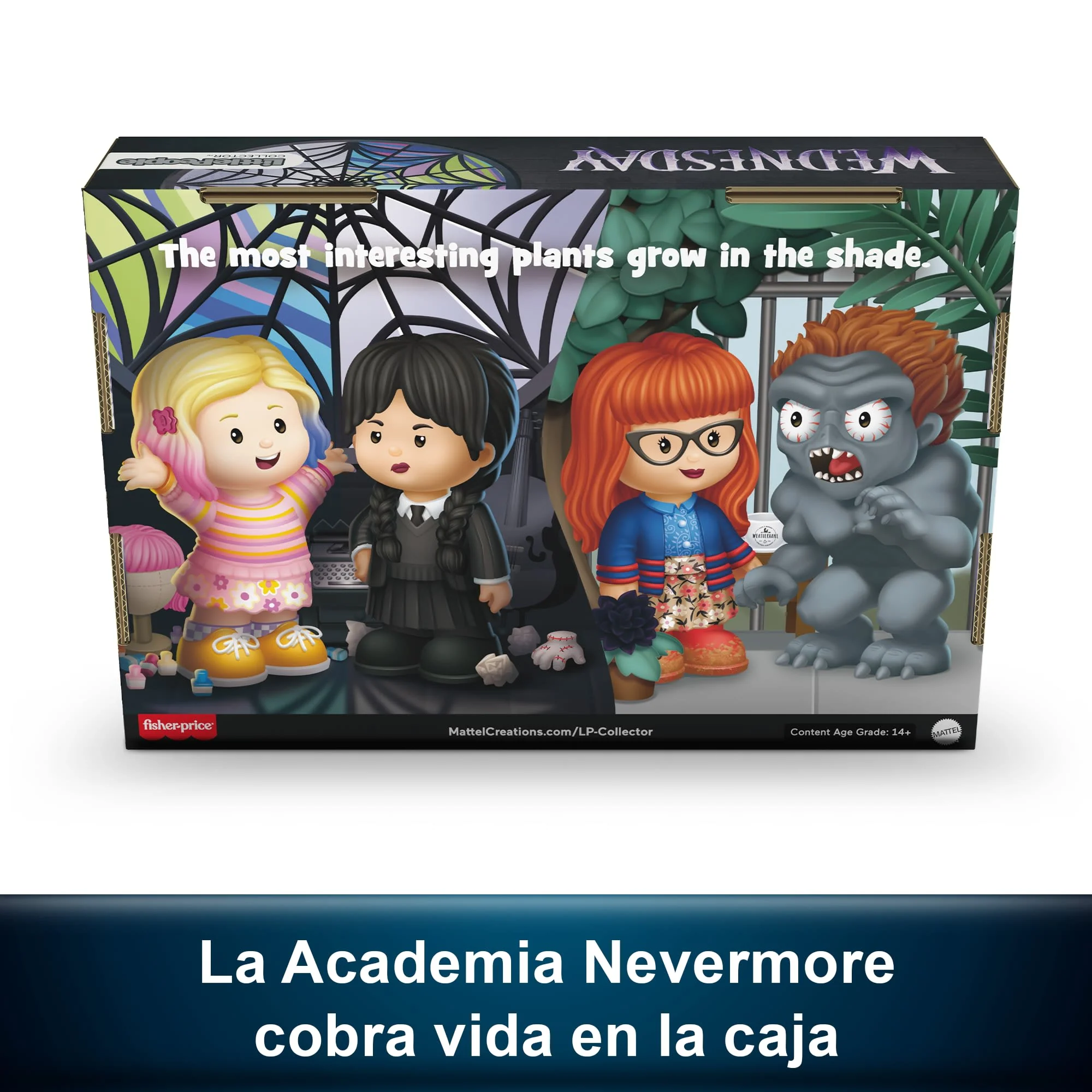 Conjunto De Edición Especial De Miércoles De Little People Collector Para Adultos Y Fans, 4 Figuras - Image 4