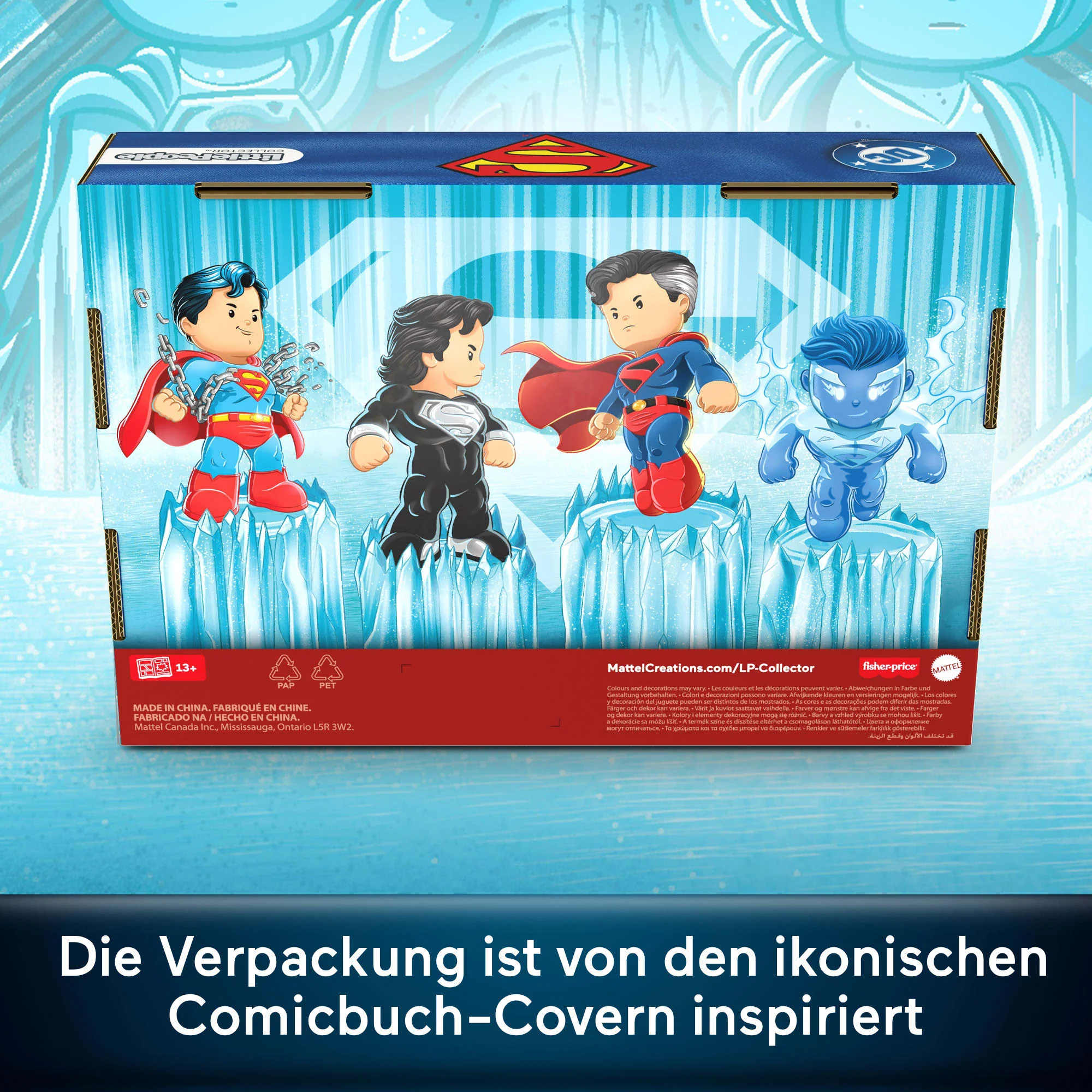 Little People Collector Superman Through The Ages Sondereditionsset Für Erwachsene Und Fans, 4 Figuren - Image 4