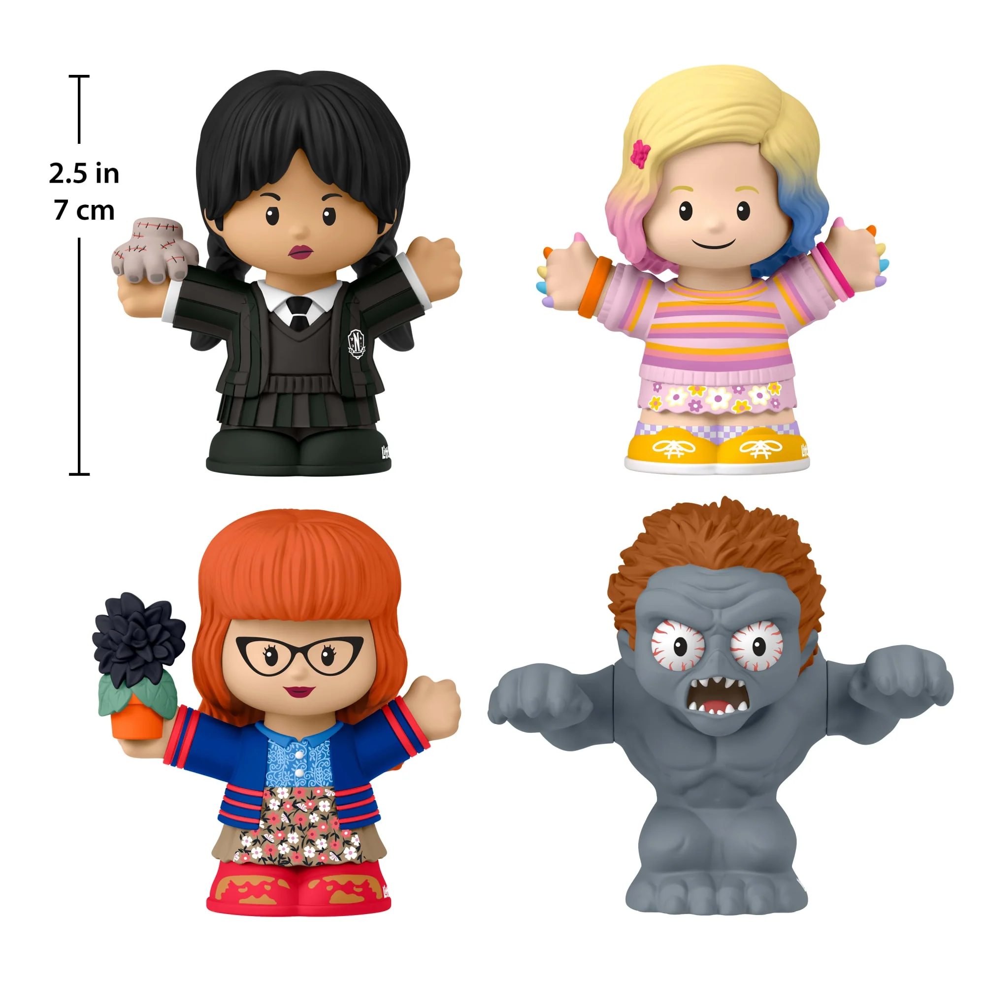 Little People Collector Wednesday Special Edition Set For Adults & Fans, 4 Figures - Image 5