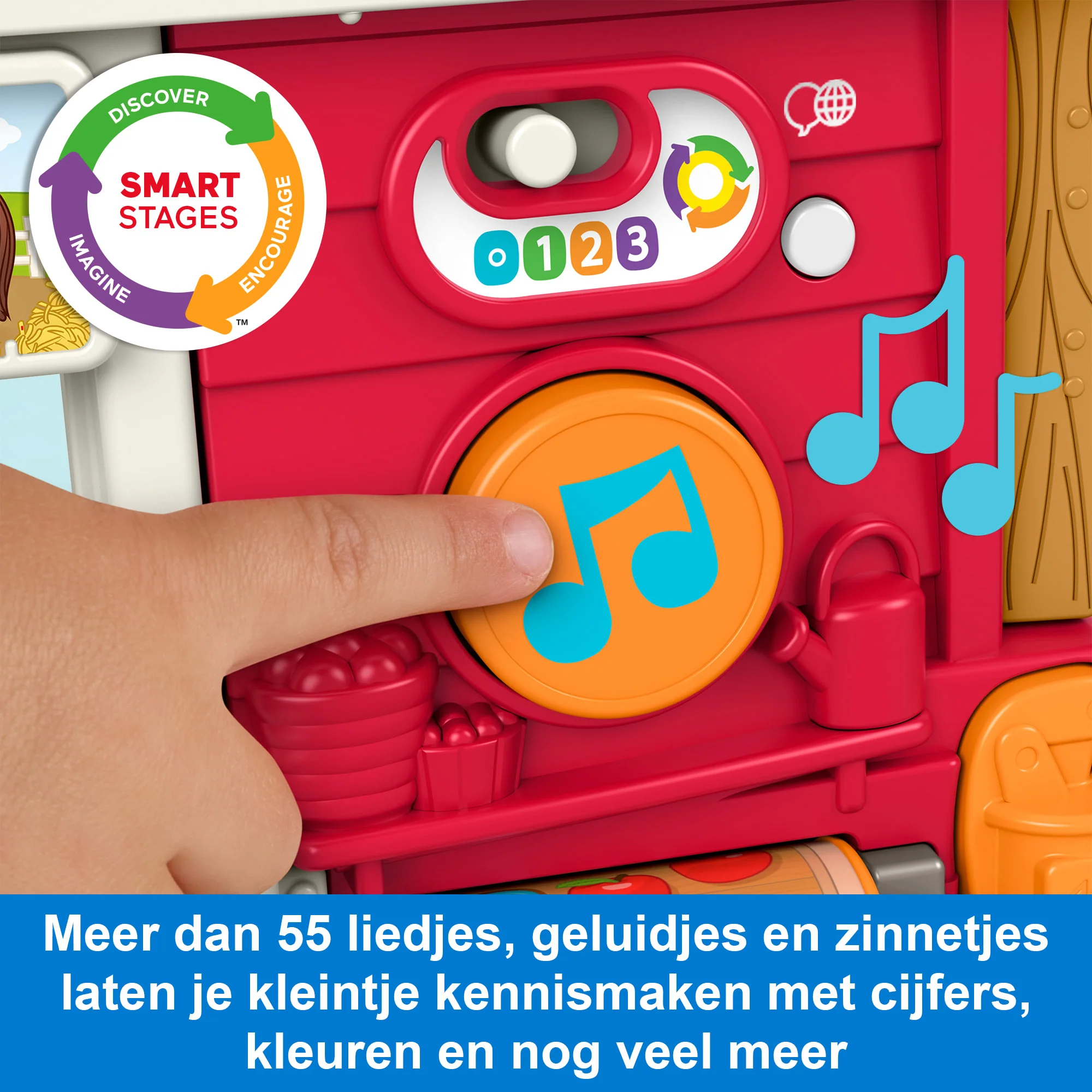 Fisher-Price Little People Dierenverzorgingsboerderij, Leerzame Speelset Voor Peuters, Meertalige Versie - Image 3
