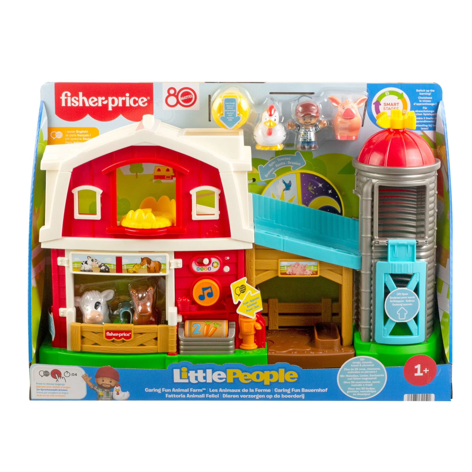 Fisher-Price Little People Dierenverzorgingsboerderij, Leerzame Speelset Voor Peuters, Meertalige Versie - Image 6