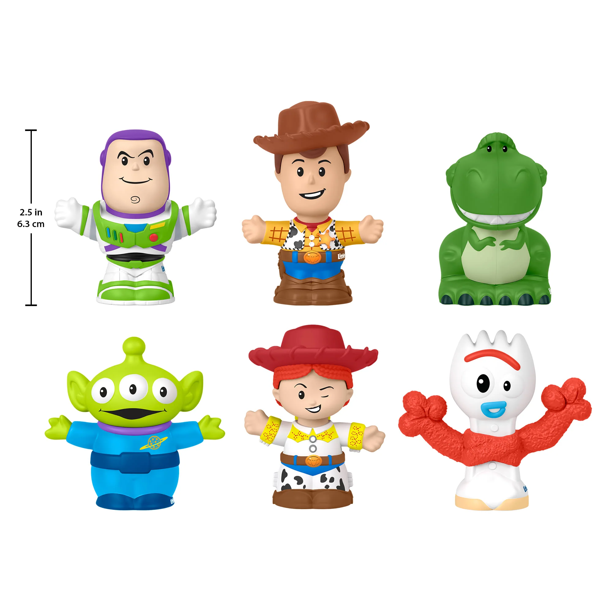 Fisher-Price Little People Disney Pixar Toy Story 6-Piece Figure Set For Toddlers & Kids - Image 4
