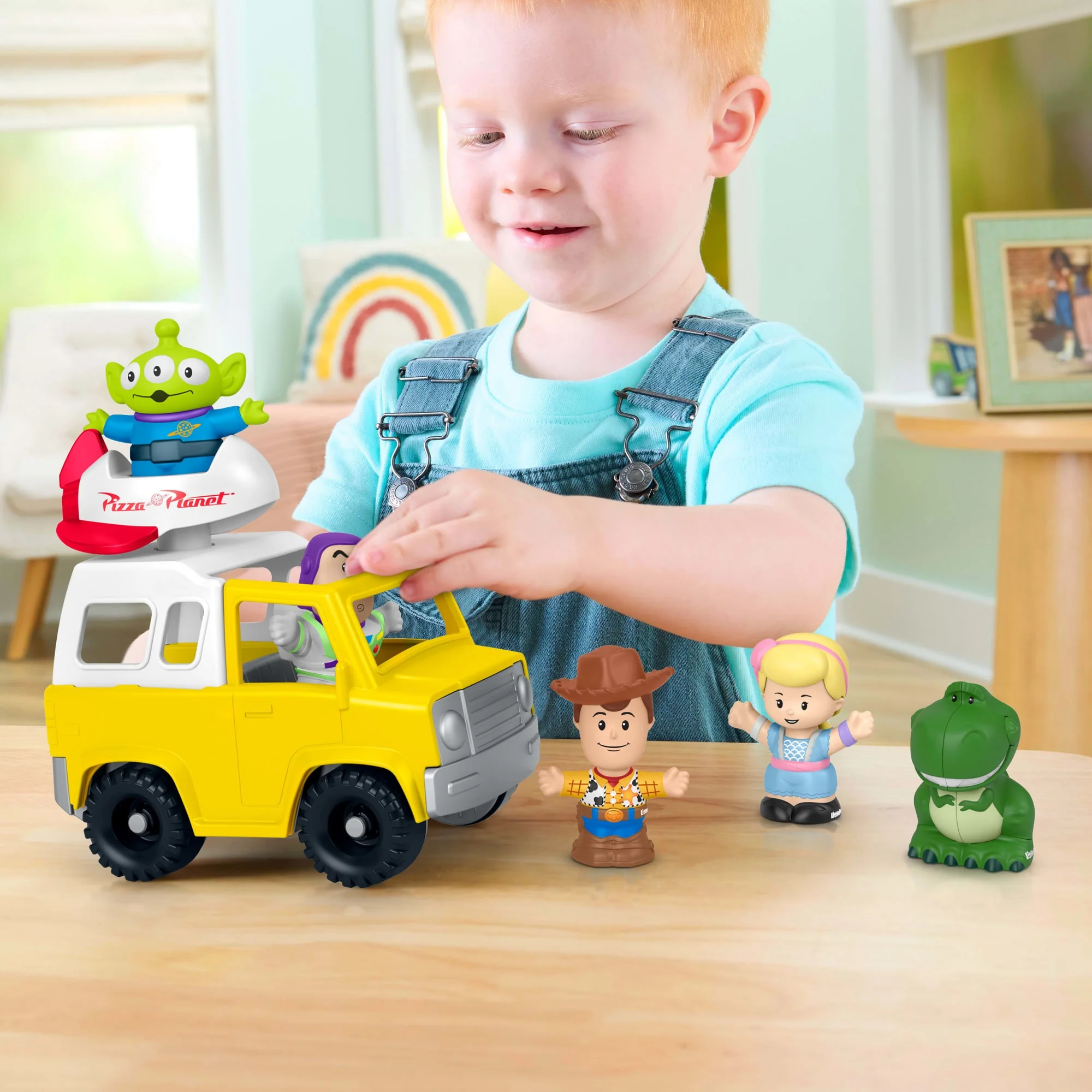 Fisher-Price Little People Disney & Pixar Toy Story Pizza Planet Truck & Buzz Lightyear Toy - Image 5
