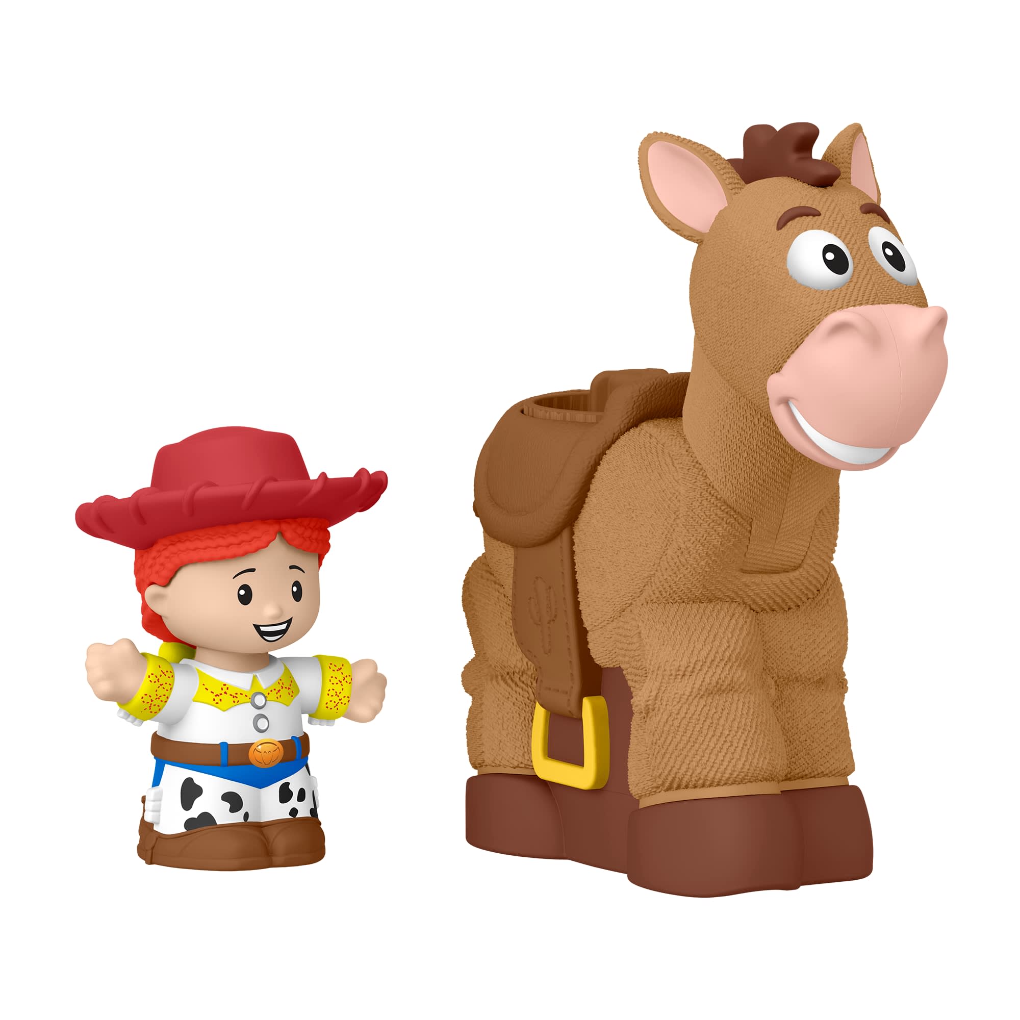 Fisher-Price Little People Disney Pixar Toy Story Bullseye Che Saltella E Jessie, Set Personaggi Per Bambini