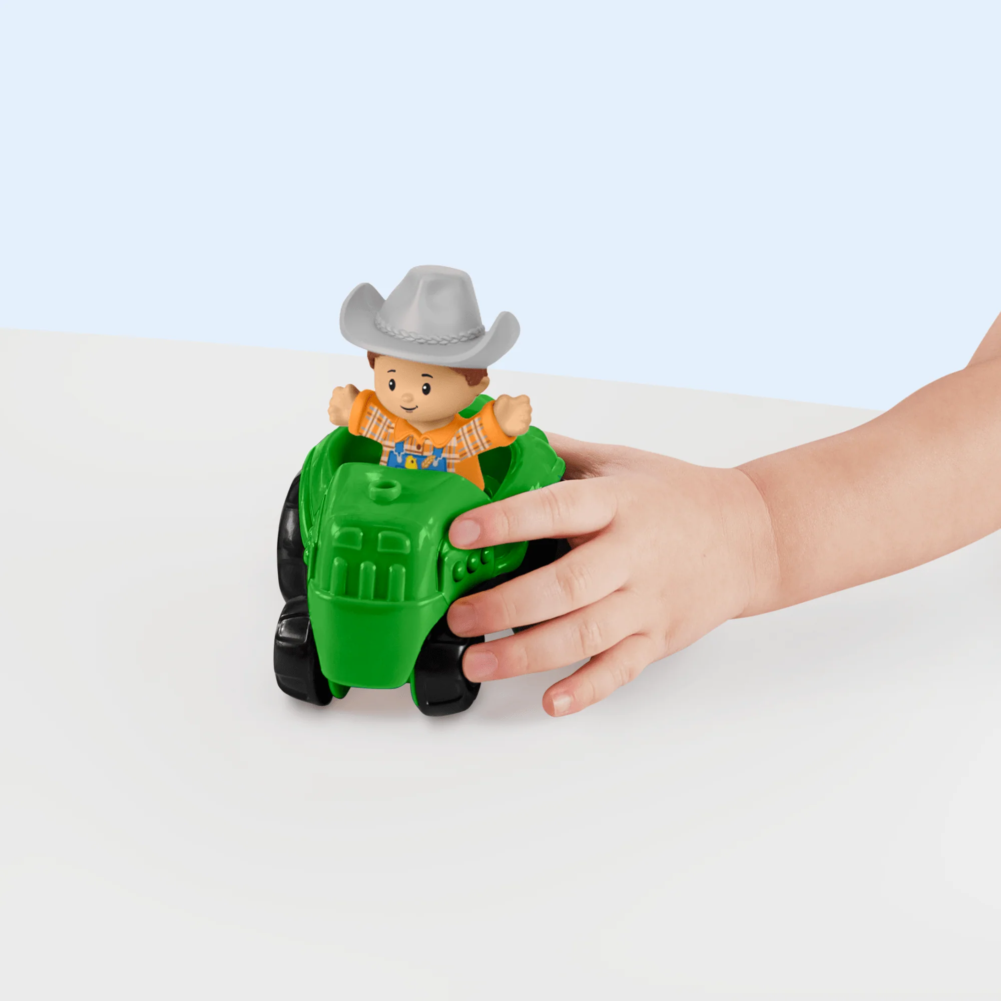 Fisher-Price Little People Farma i traktor + 2 figurki Zabawka Zestaw prezentowy dla małych dzieci - Image 3