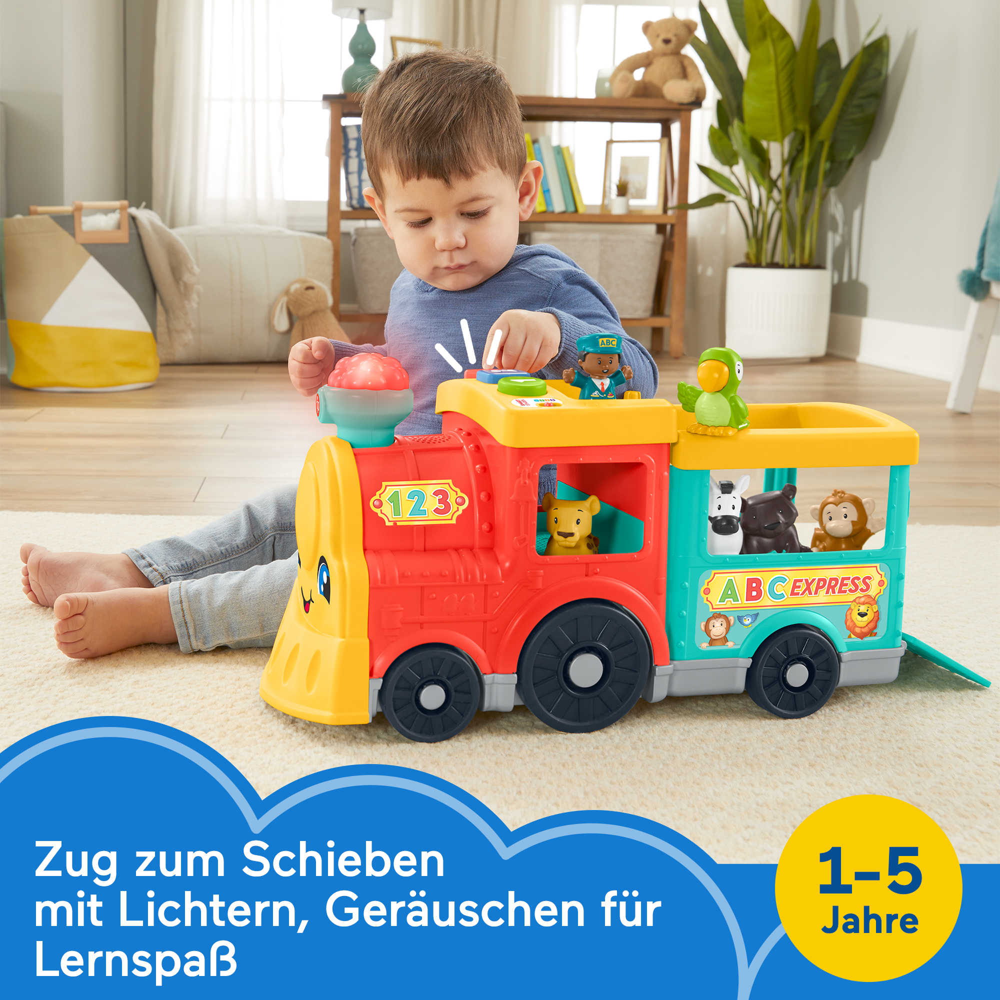 Fisher-Price Little People Großer Abc Tierfreunde Zug - Image 2