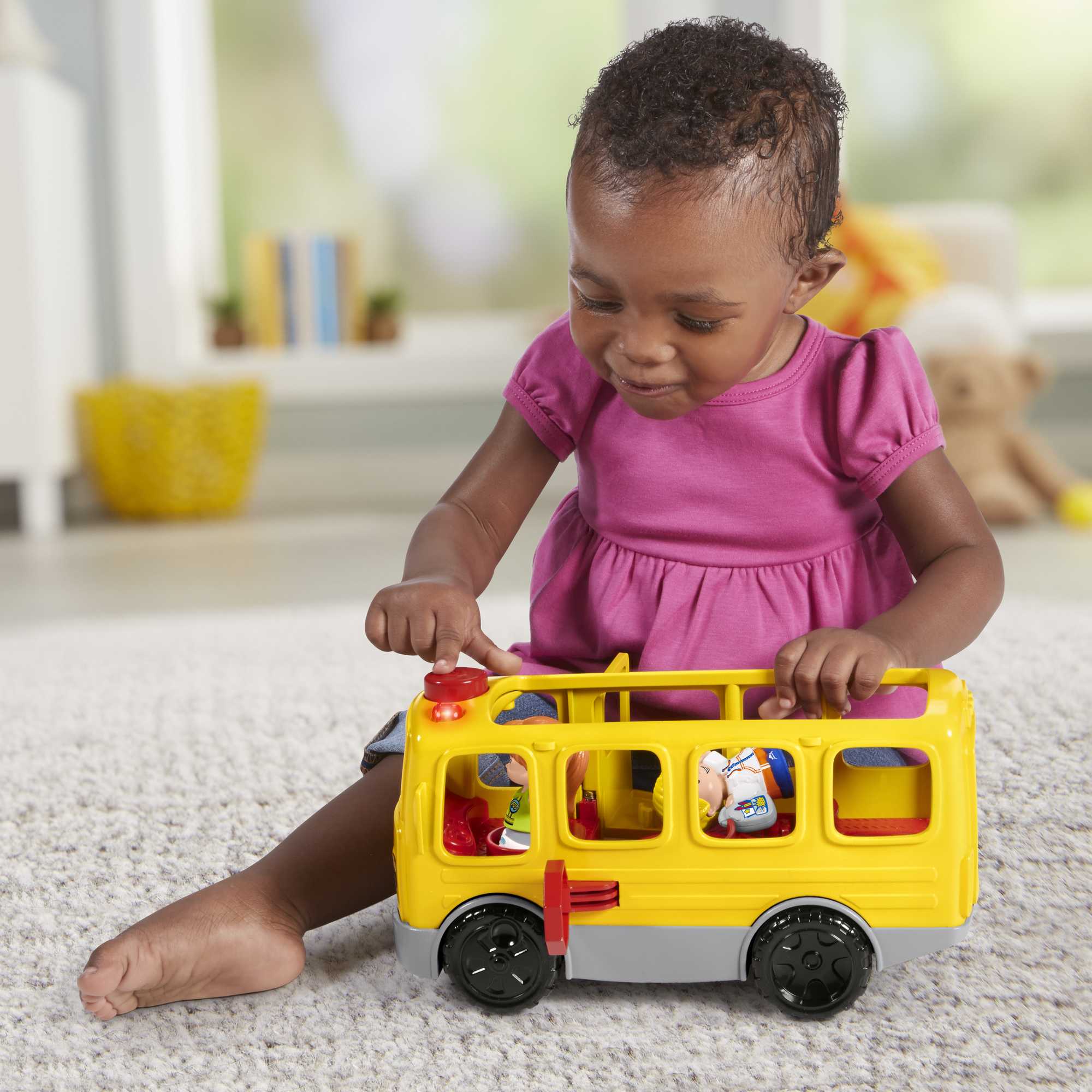 Fisher-Price - Little People - Le Bus Scolaire - Jouet D'Éveil - 12 Mois Et + - Image 2