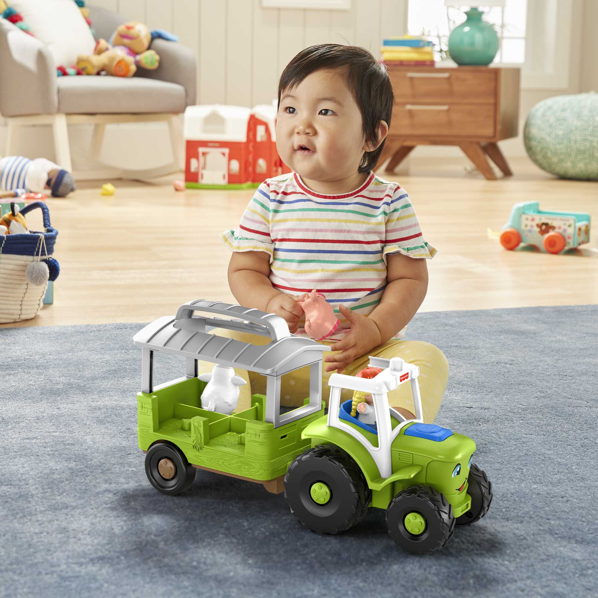Fisher-Price - Little People -  Le Tracteur - Jouet D'Éveil - 12 Mois Et + - Image 2