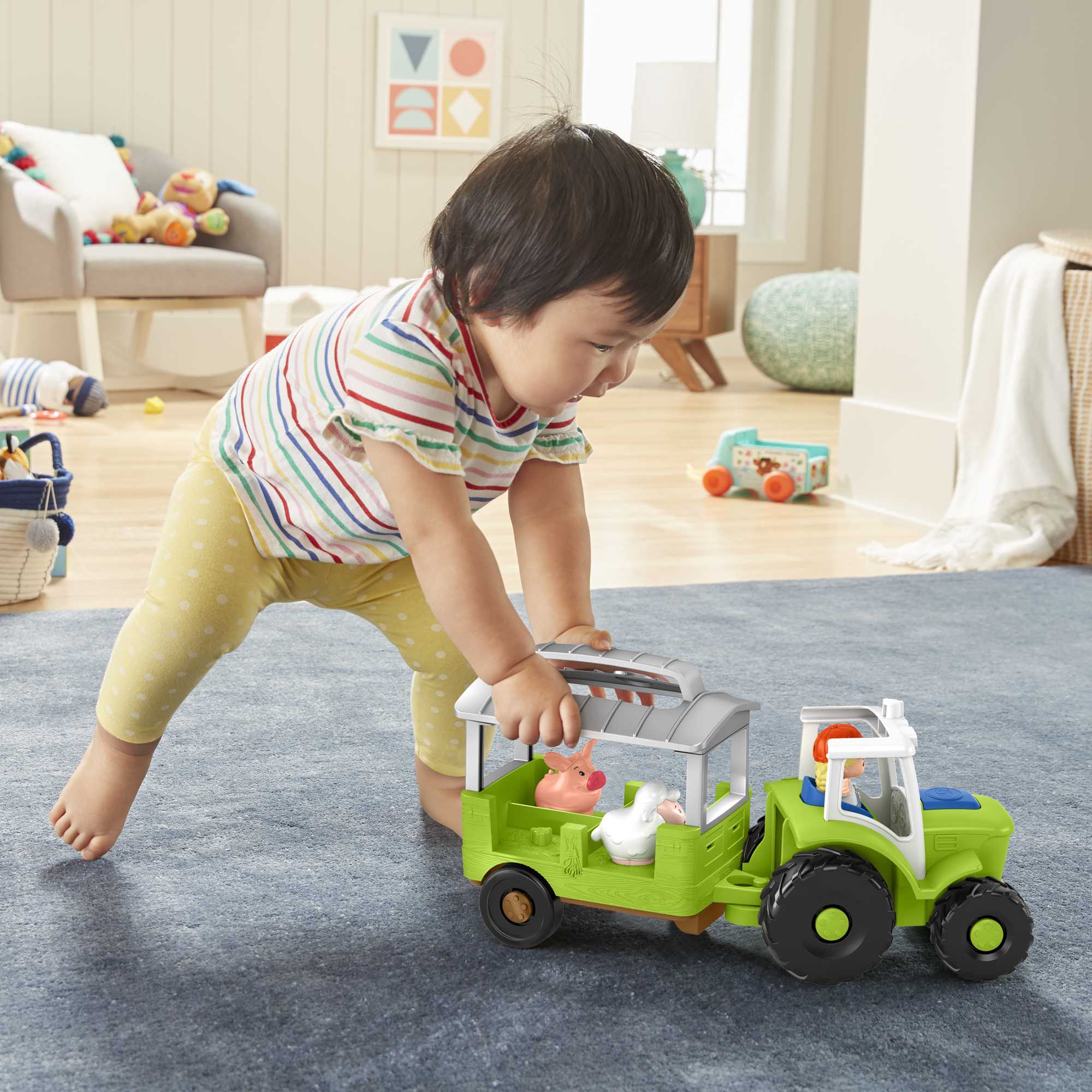 Fisher-Price - Little People -  Le Tracteur - Jouet D'Éveil - 12 Mois Et + - Image 3