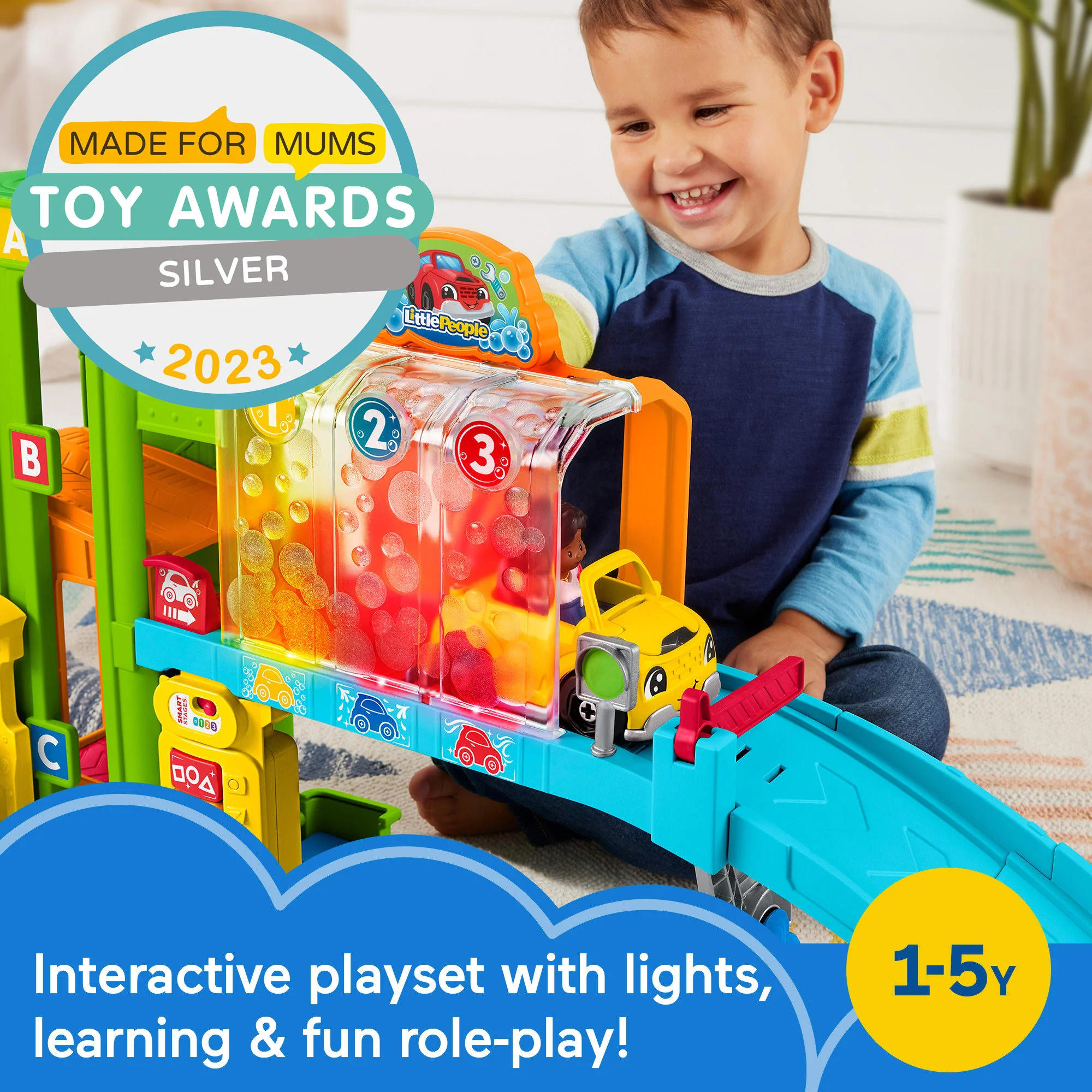 Fisher-Price Little People Light-Up Learning Garage - Image 2