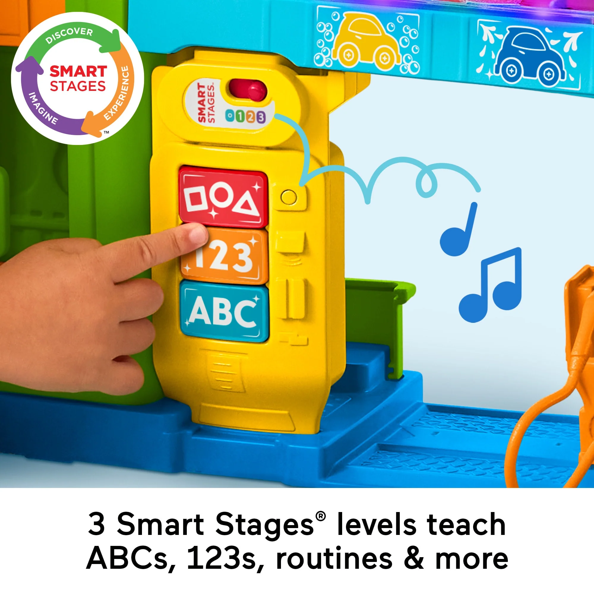 Fisher-Price Little People Light-Up Learning Garage - Image 3