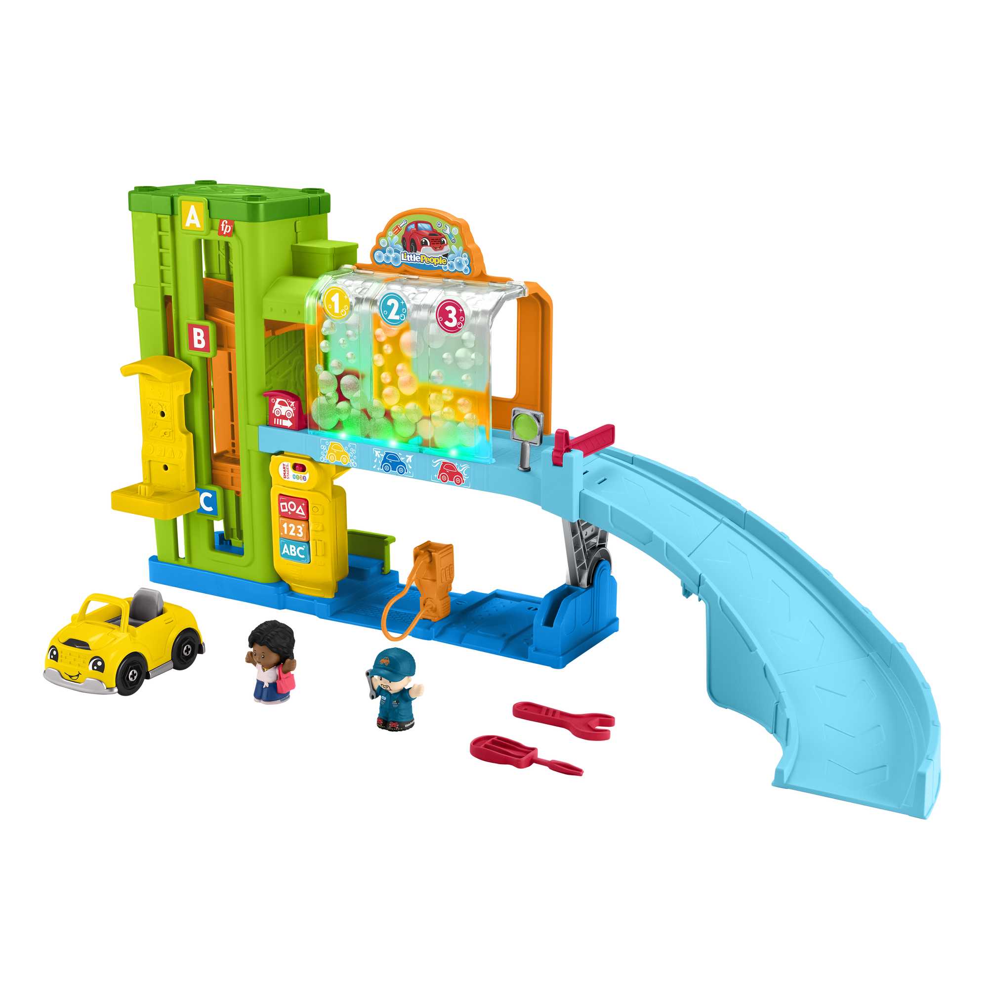 Conjunto De Juego Infantil Taller De Aprendizaje Luminoso De Little People De Fisher-Price Con 5Piezas De Juego, Versión Multilingüe - Image 3