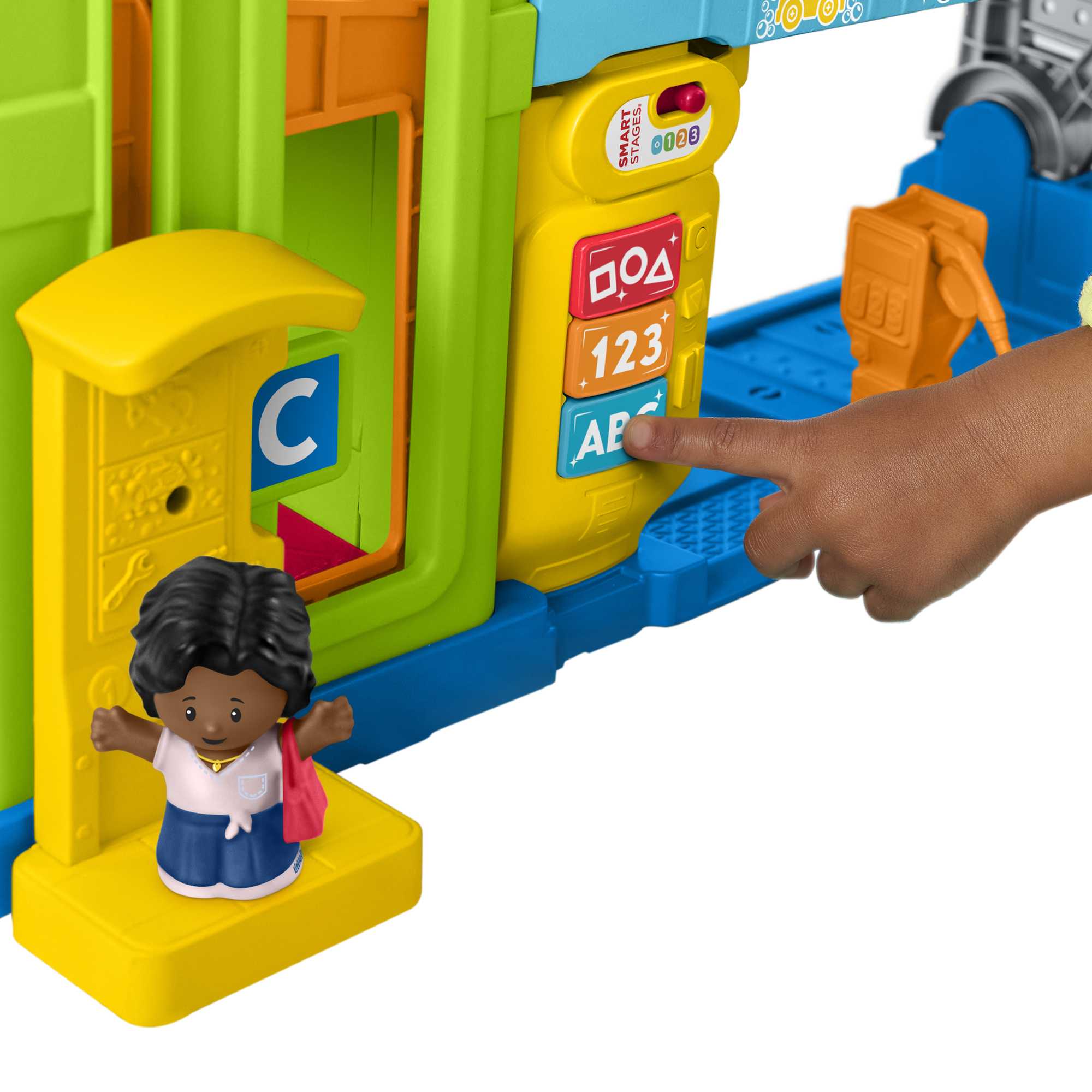 Conjunto De Juego Infantil Taller De Aprendizaje Luminoso De Little People De Fisher-Price Con 5Piezas De Juego, Versión Multilingüe - Image 4