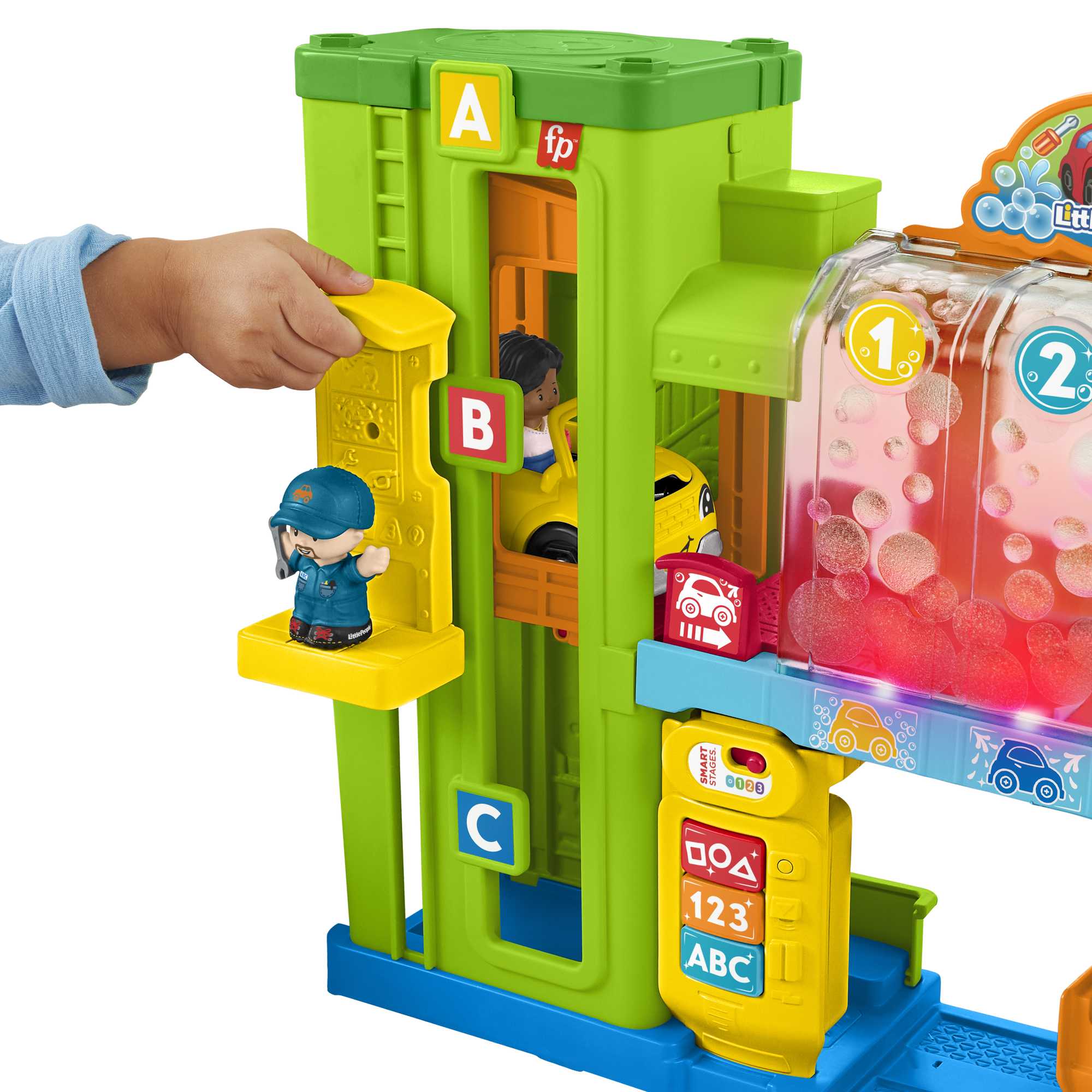 Conjunto De Juego Infantil Taller De Aprendizaje Luminoso De Little People De Fisher-Price Con 5Piezas De Juego, Versión Multilingüe - Image 5