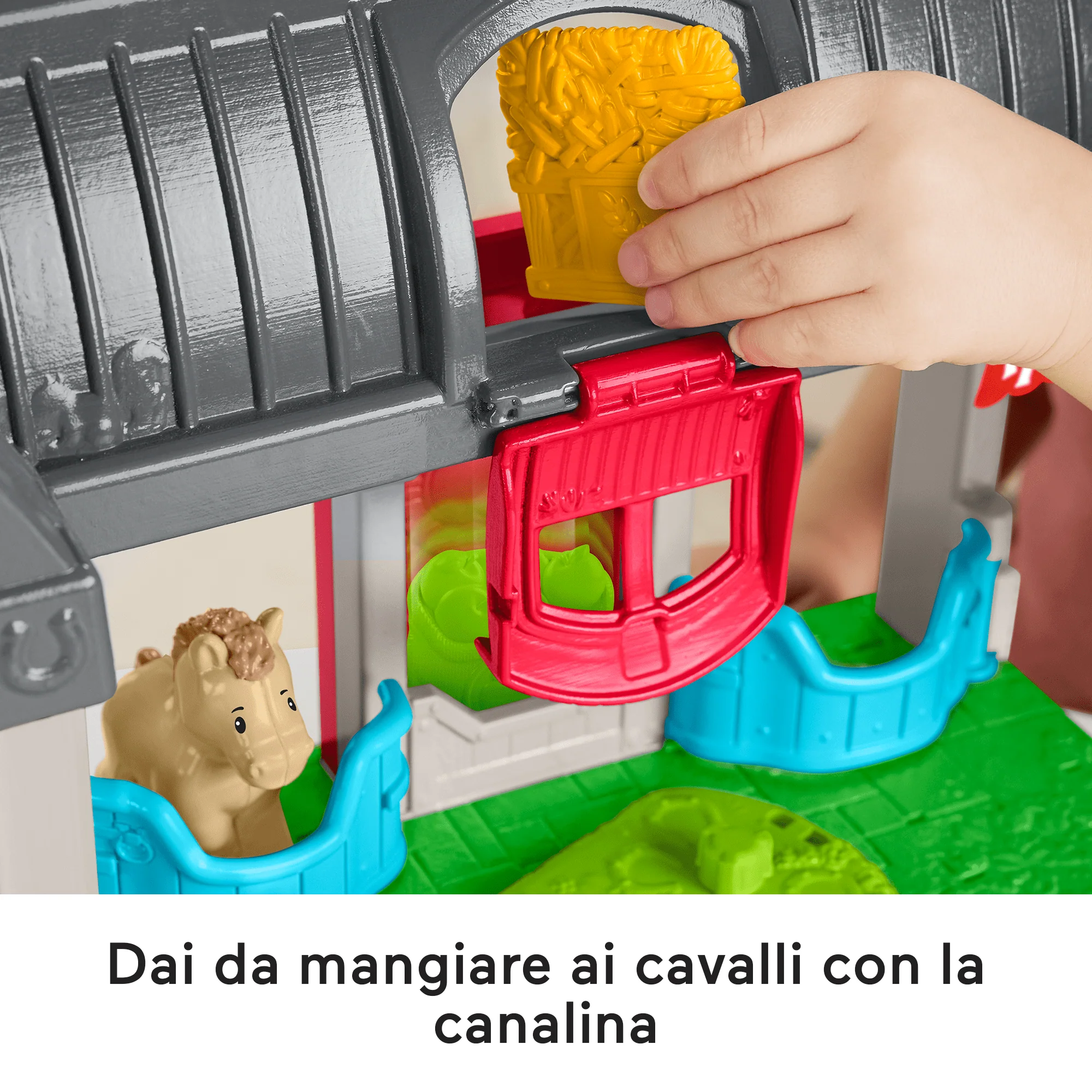 Fisher-Price Little People Maneggio Dei Cavalli, Playset Per Bimbi Piccoli Con Suoni E 6 Accessori - Image 4