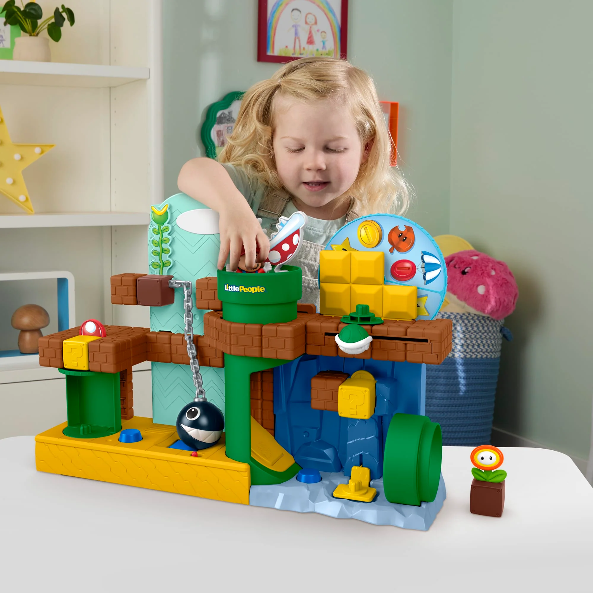 Fisher-Price Little People My Mario Abenteuer-Spielset, Kleinkind-Spielzeug Mit Musik Und 2 Figuren - Image 2