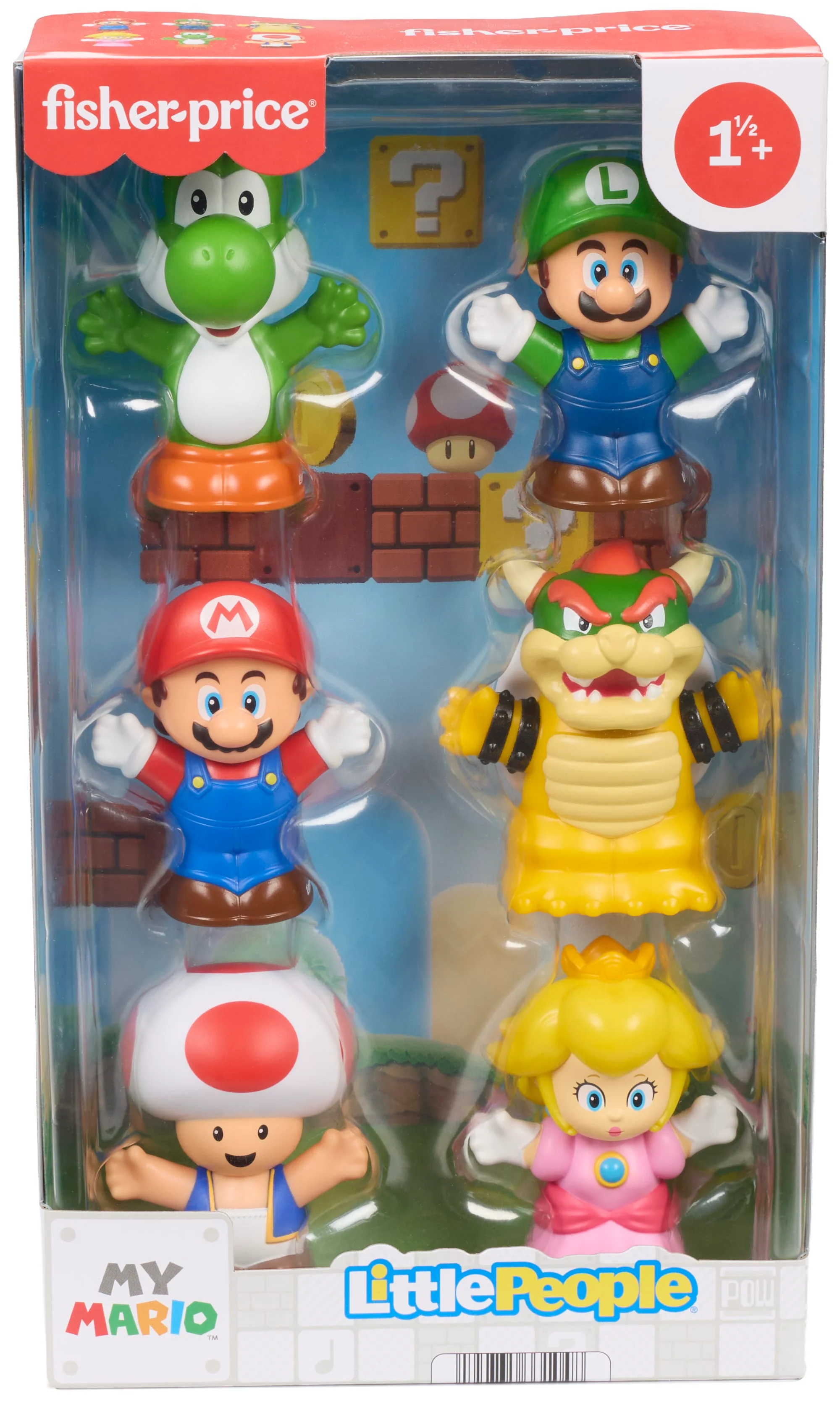 Fisher-Price Little People My Mario Figurenset Mit 6 Charakteren Für Kleinkinder Und Kinder - Image 6