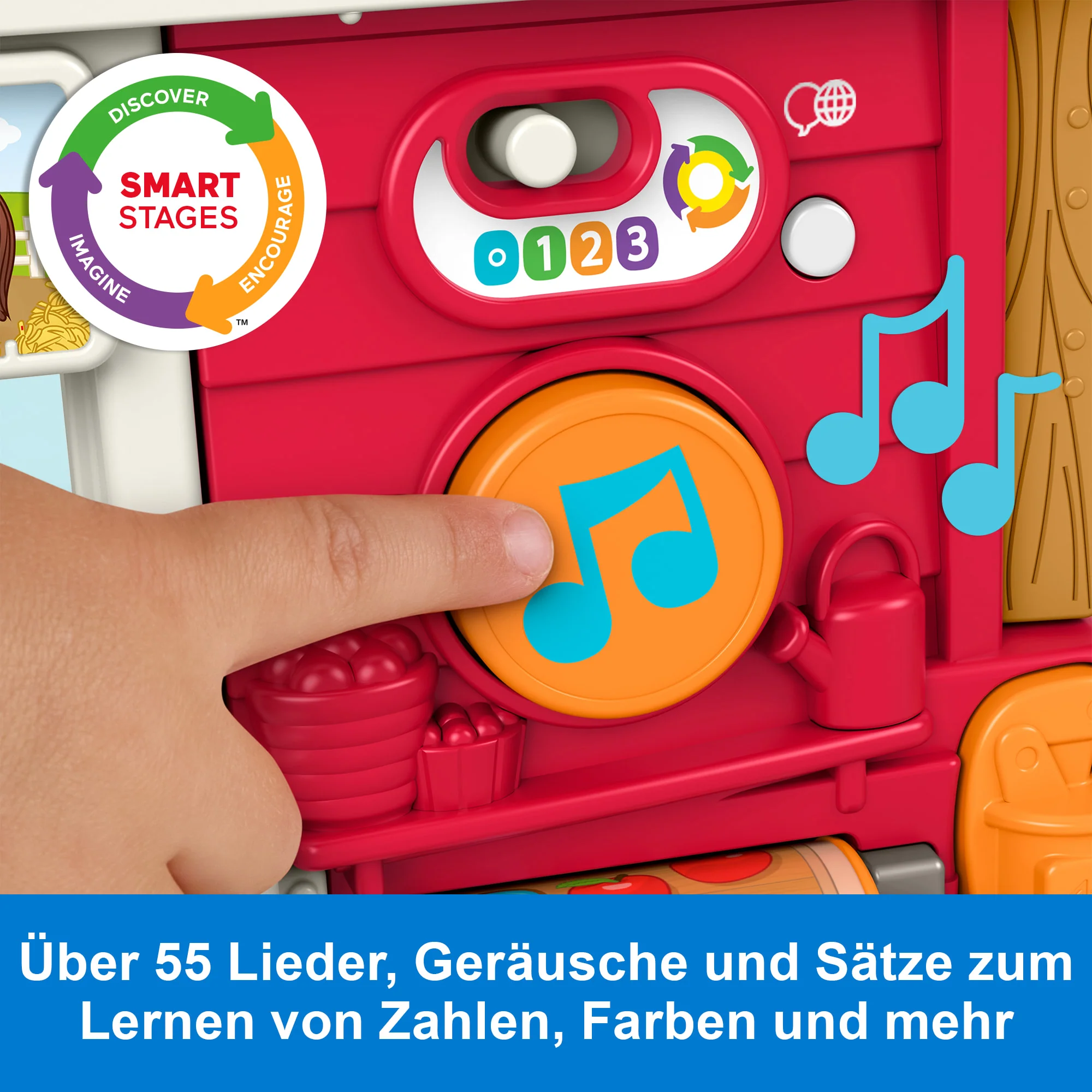 Fisher-Price Little People Pflegespaß Bauernhof Spielset Lernspielzeug Für Kleinkinder, Mehrsprachige Version - Image 3