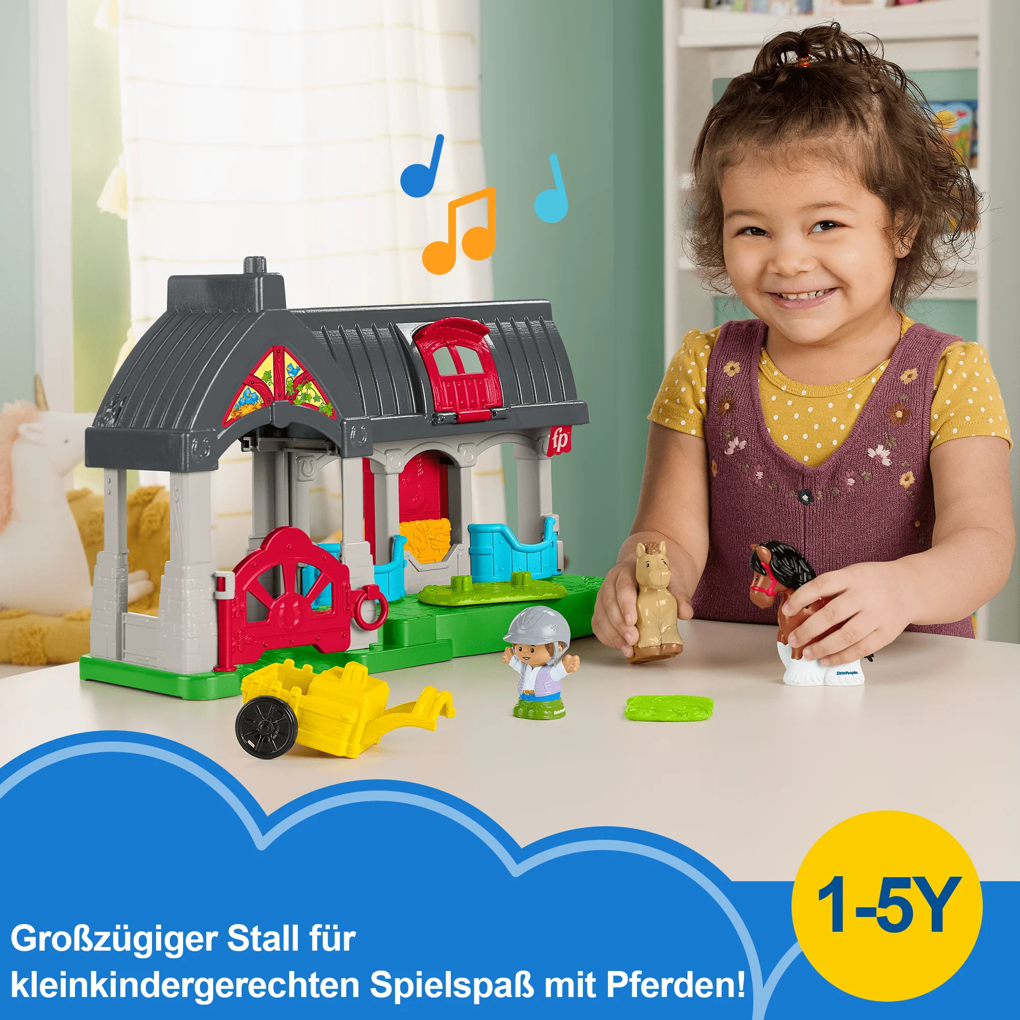 Fisher-Price Little People Niedlicher Pferdestall - Image 2