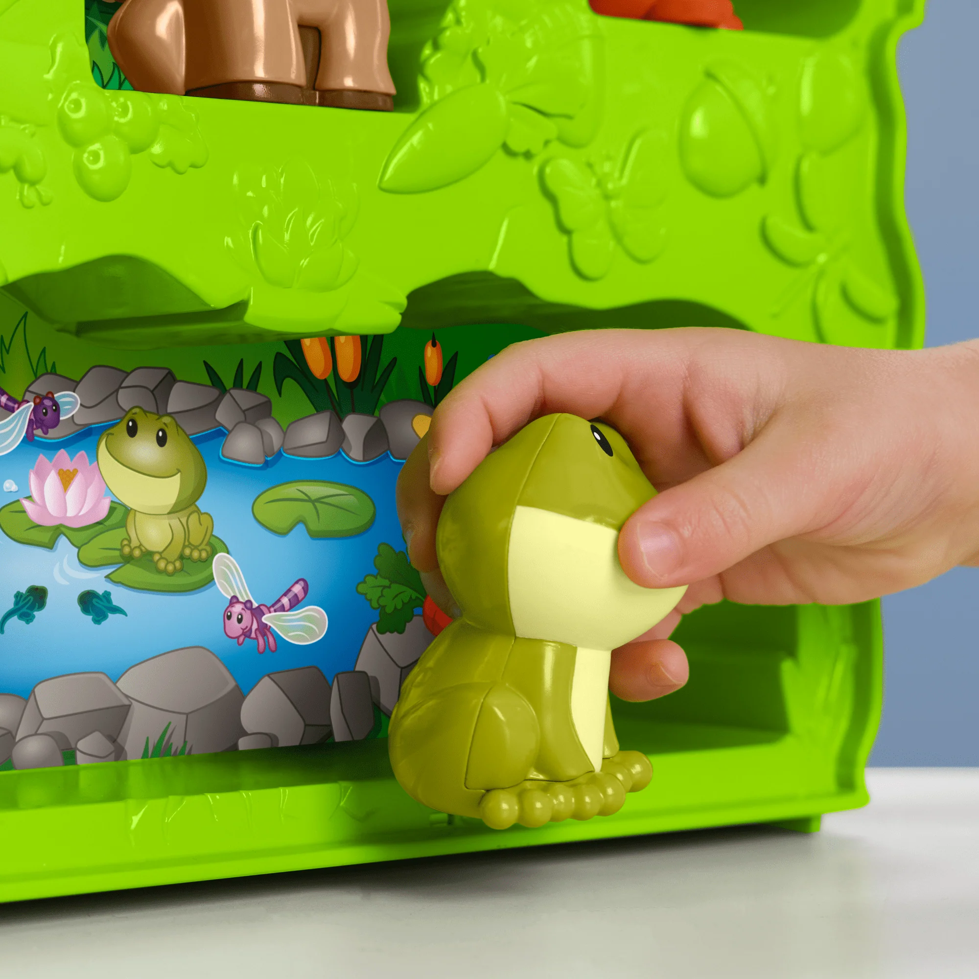 Fisher-Price Little People Waldfreunde Tragekoffer Kleinkind Spielset Mit Figuren, 9-Teilig - Image 5