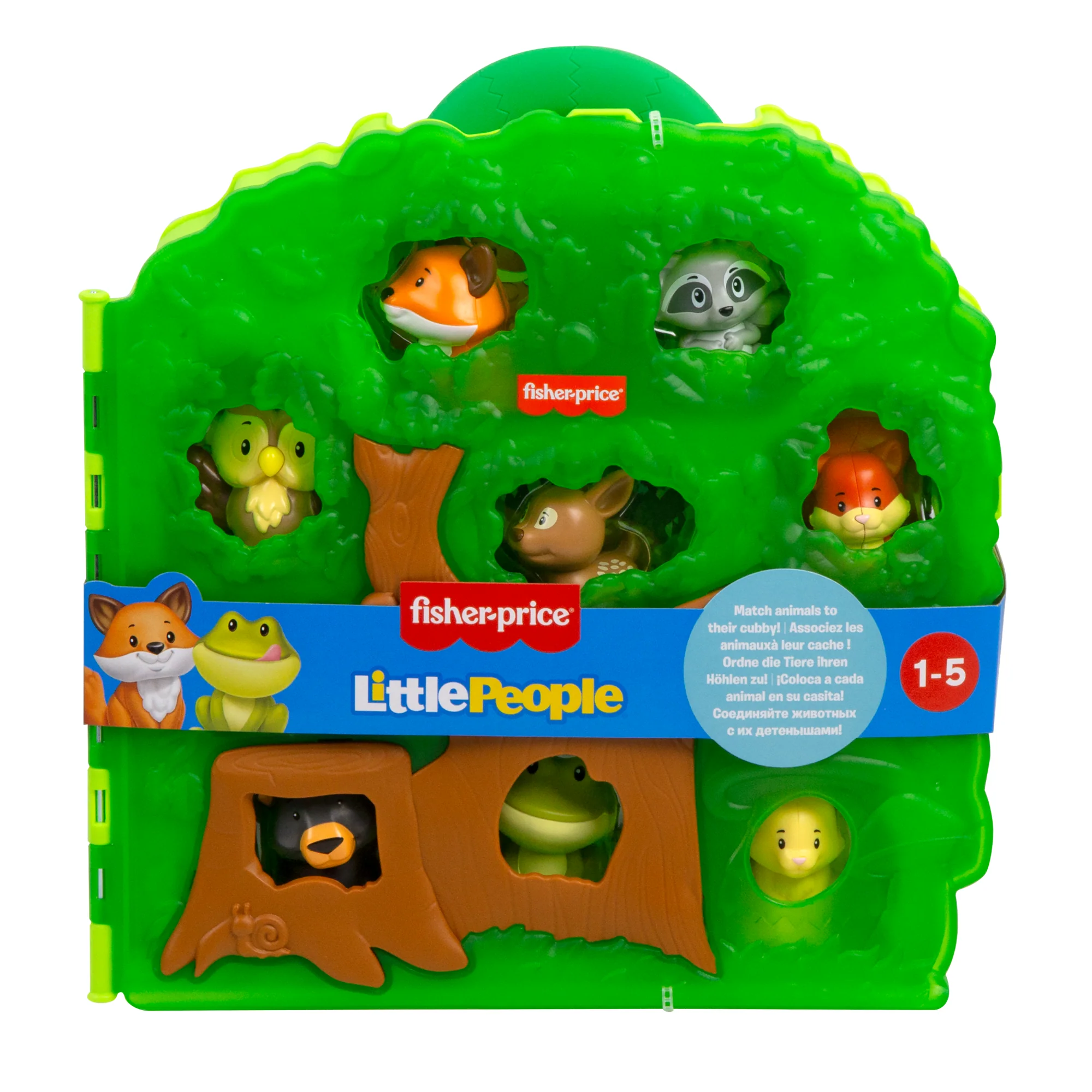 Fisher-Price Little People Waldfreunde Tragekoffer Kleinkind Spielset Mit Figuren, 9-Teilig - Image 6