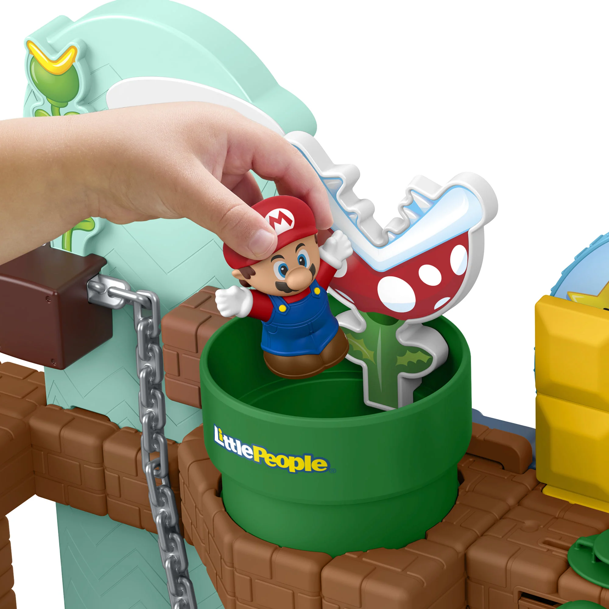 Fisher-Price Little People My Mario Adventure Playset, Musical Toddler Toy With 2 Figures - Image 3