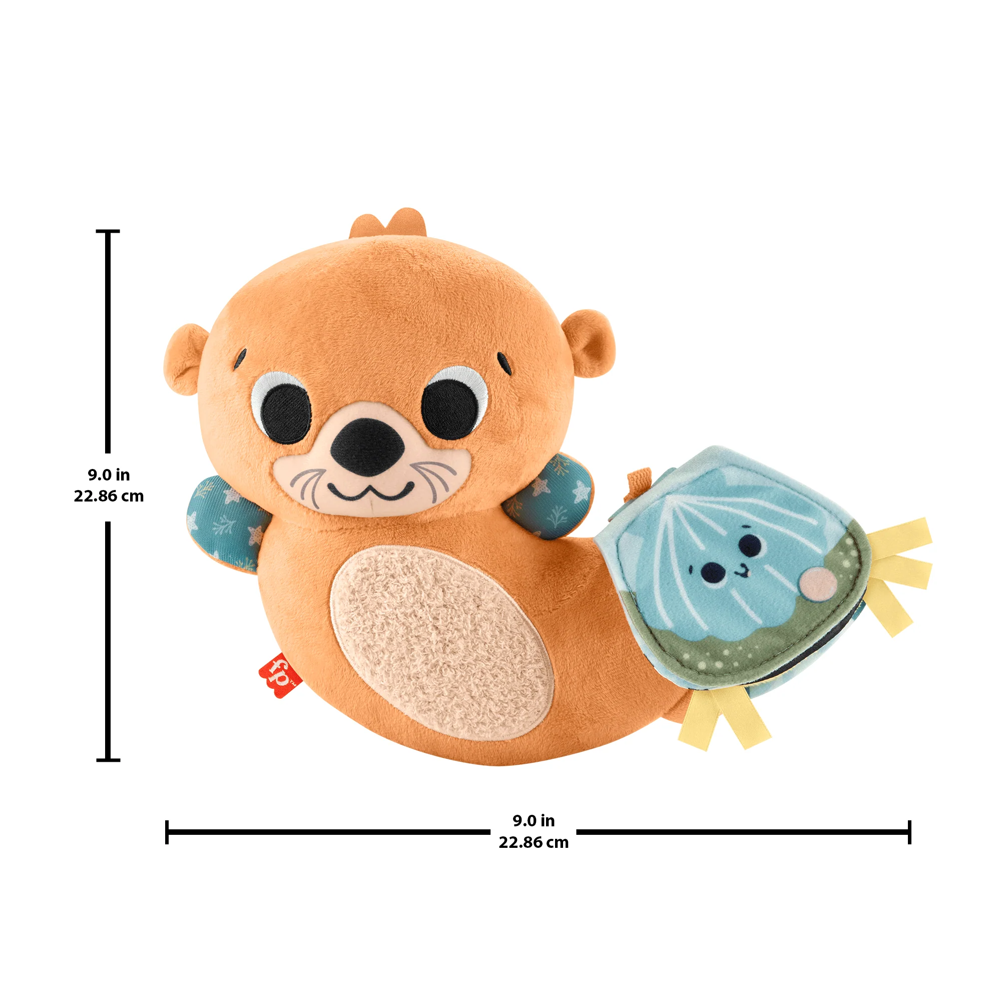 Fisher-Price-Loutre 2 En 1-Peluche Pour Jeu À Plat Ventre - Image 6