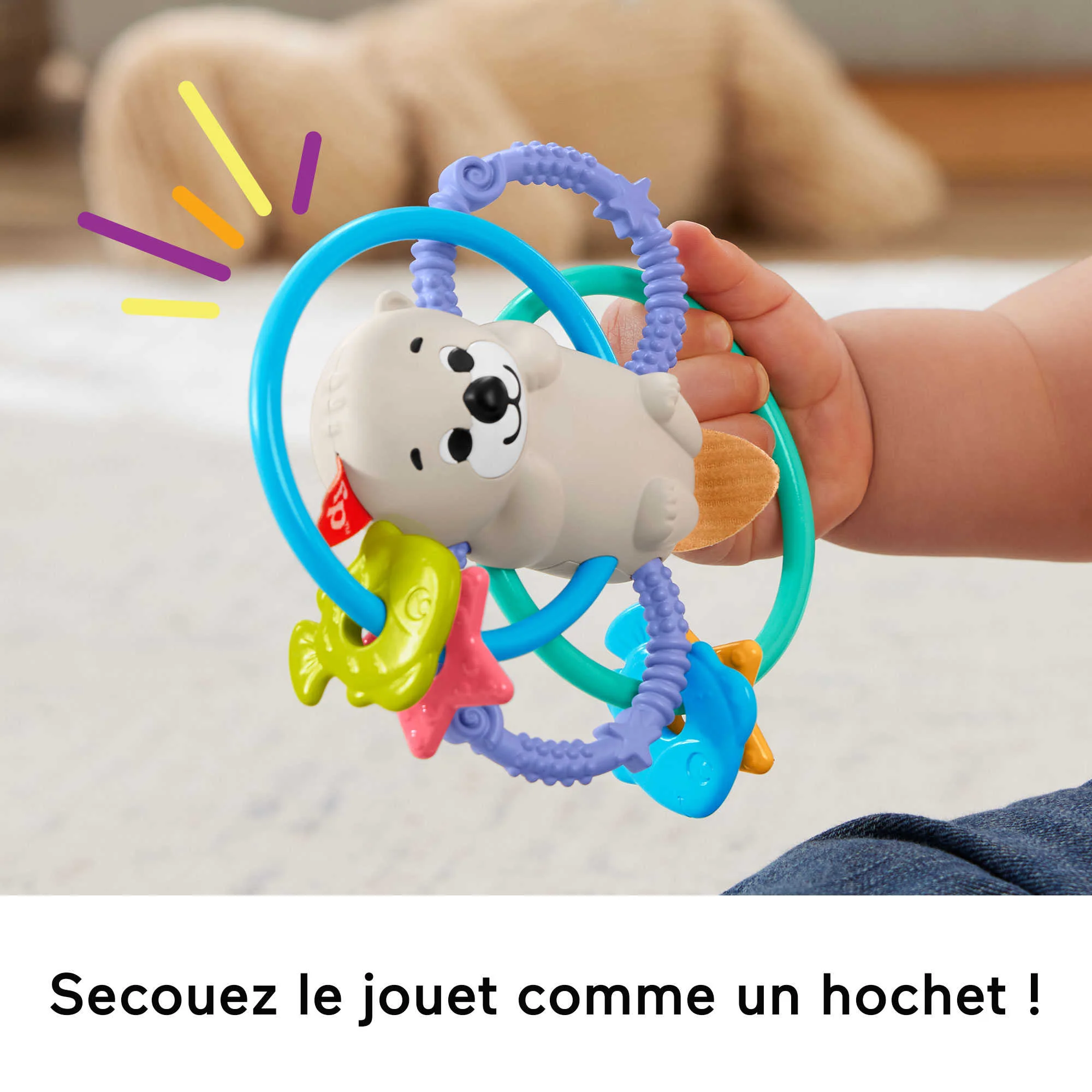 Fisher-Price - Loutre À Tordre Et Mordiller - Jouet D'Éveil - 3 Mois Et + - Image 4