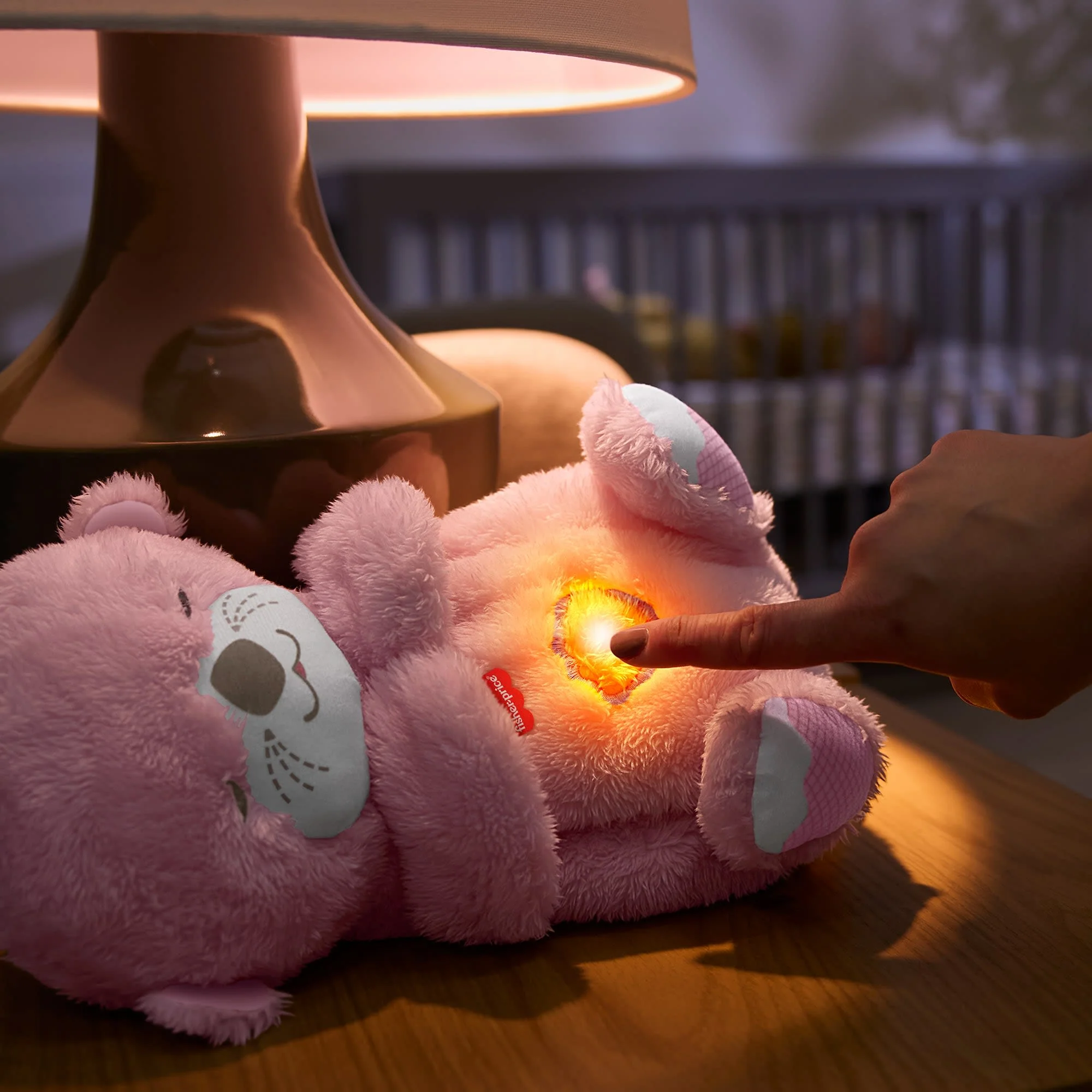 Fisher-Price-Ma Loutre Câlins Bonne Nuit-Peluche Et Veilleuse Rose - Image 4