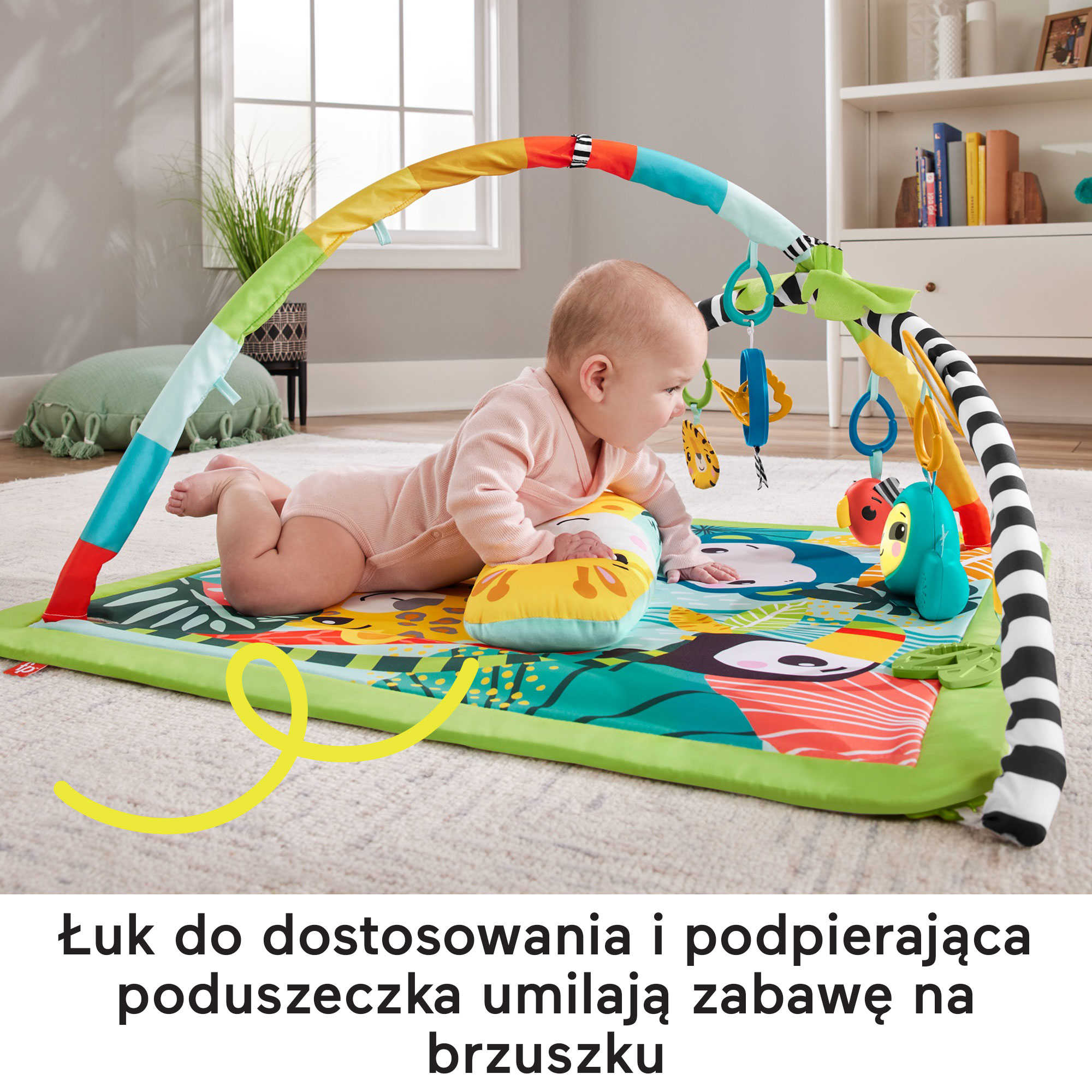 Fisher-Price® Mata edukacyjna 3 w 1 Las tropikalny - Image 3