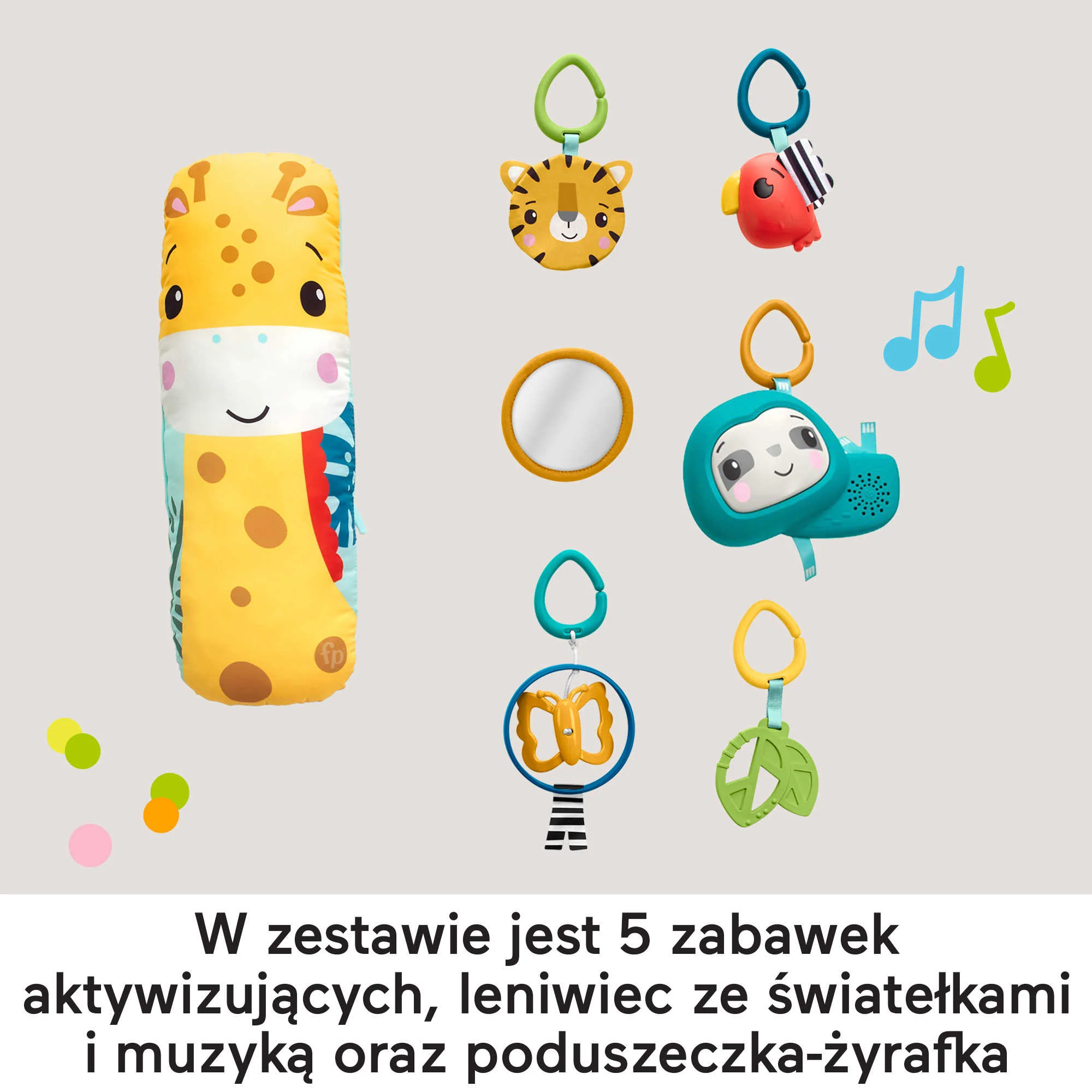 Fisher-Price® Mata edukacyjna 3 w 1 Las tropikalny - Image 5