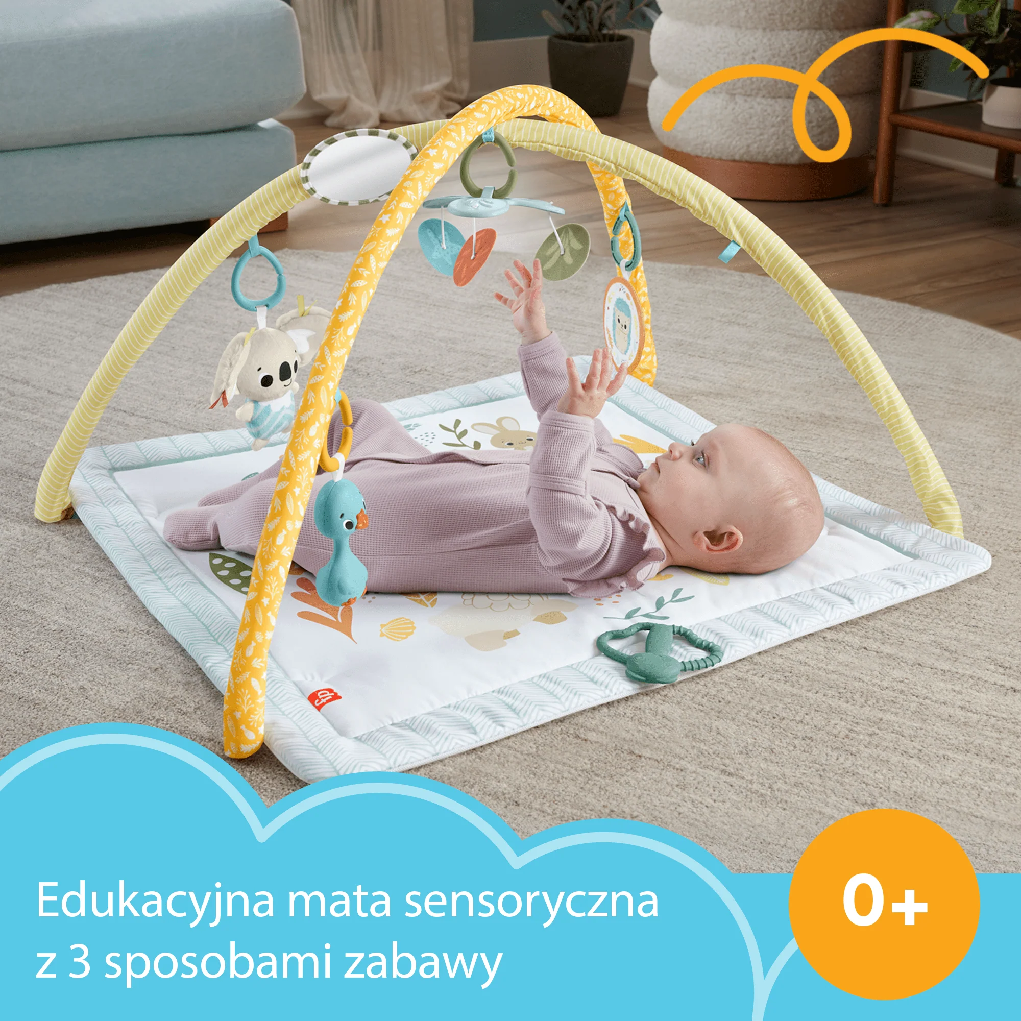 Fisher-Price Mata sensoryczna premium dla niemowląt - Image 2