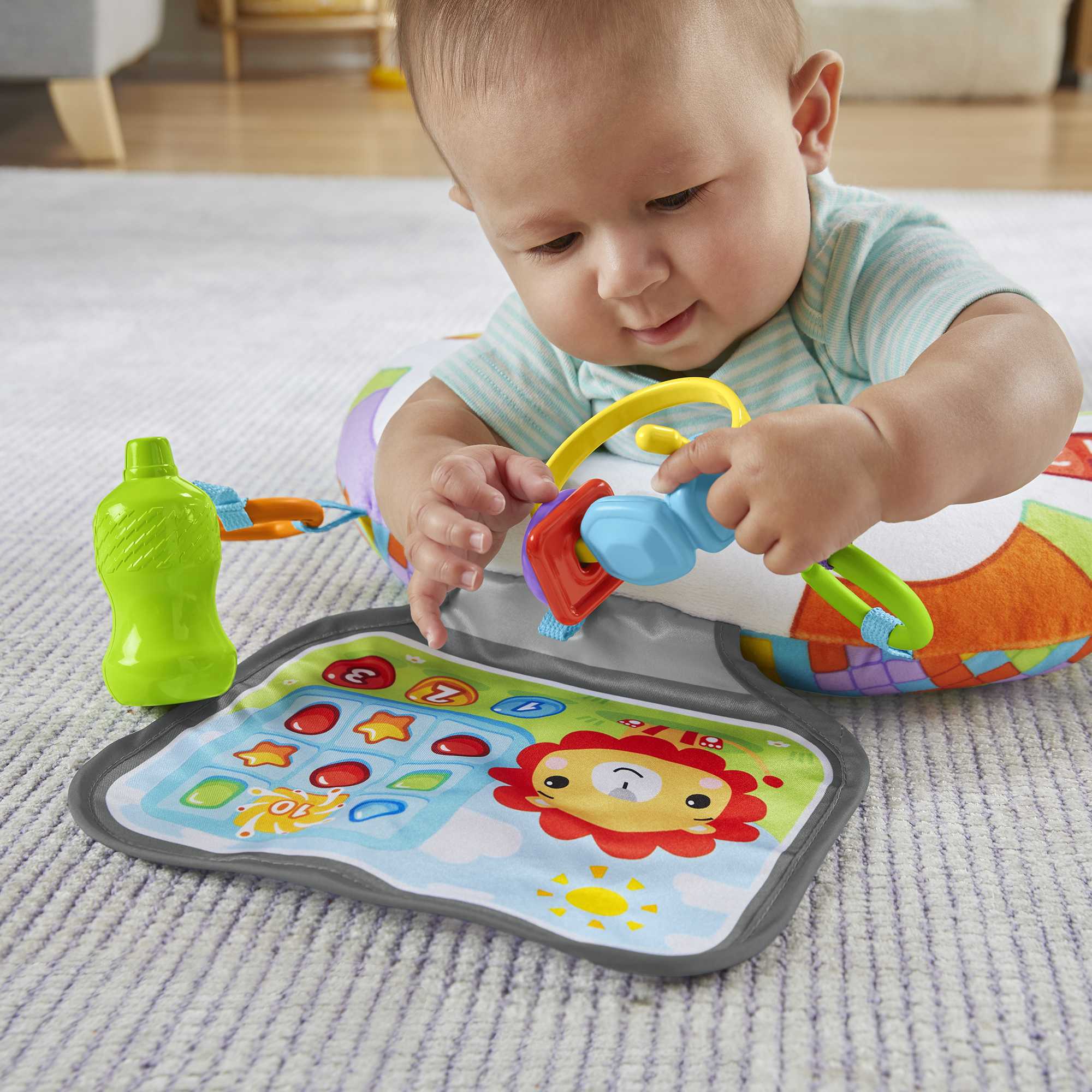 Fisher-Price Μαξιλαράκι Δραστηριοτήτων Για Παιχνίδι Μπρούμυτα Με Κονσόλα Παιχνιδιού - Image 4